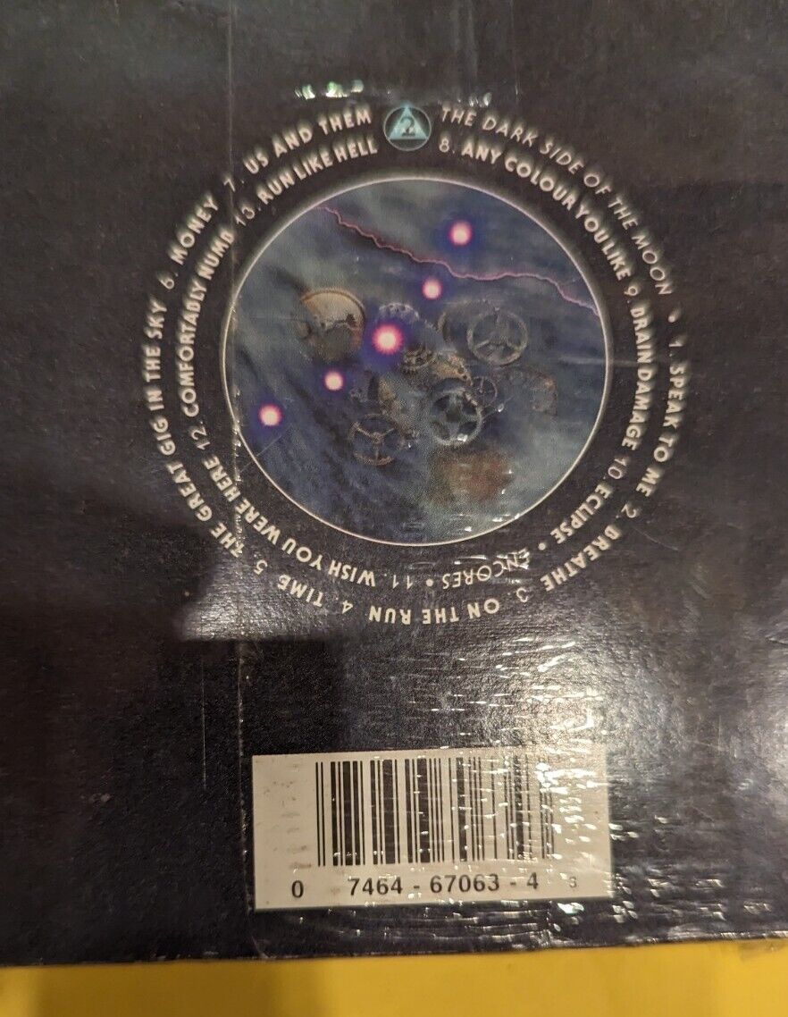 Rare Sealed 2 Cassette Long Box Pink Floyd Pulse 1995 Limited Edition C2T 67063 Rare Sealed 2 Cassette Long Box Pink Floyd Pulse 1995 Limited Edition C2T 67063