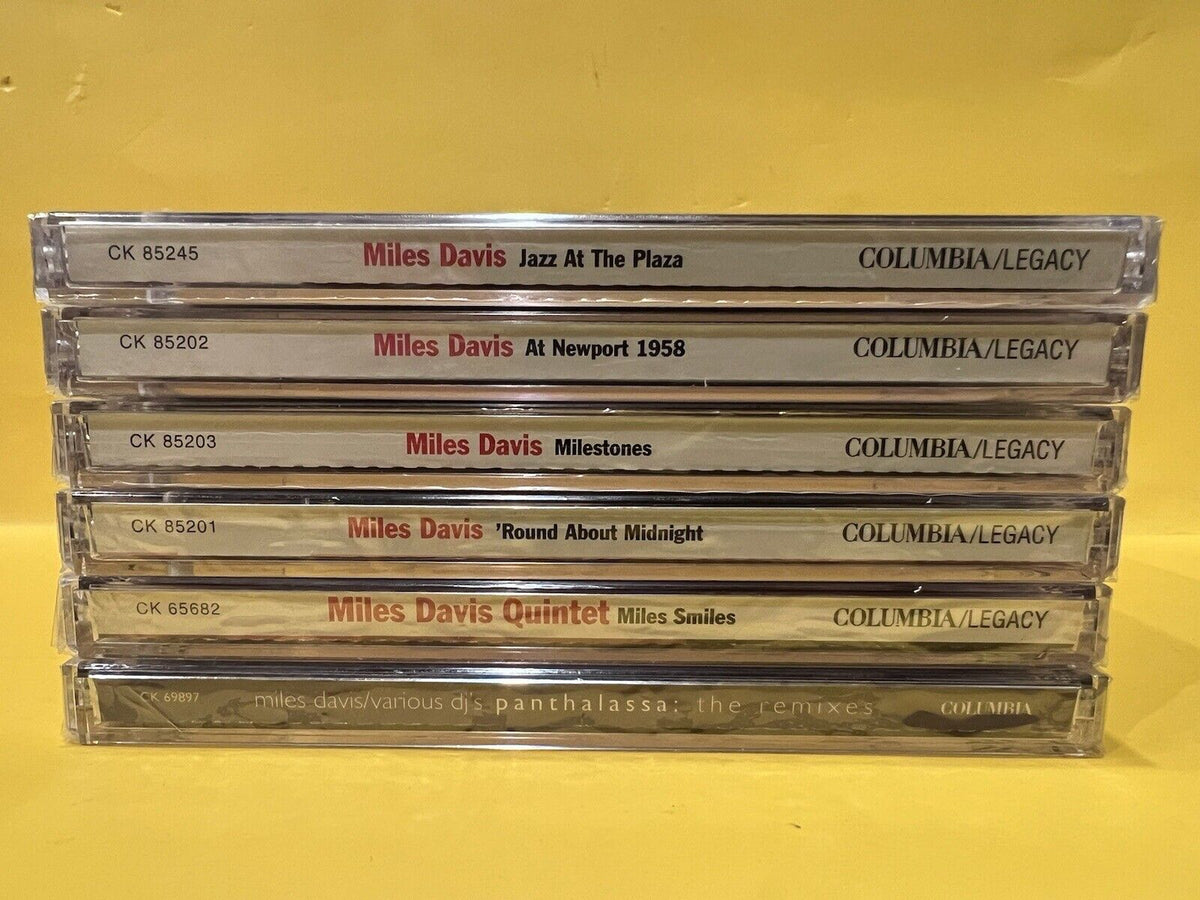 Sealed 6 CD Lot Miles Davis At Newport 1958 Miles Smiles Jazz at the Plaza &more Sealed 6 CD Lot Miles Davis At Newport 1958 Miles Smiles Jazz at the Plaza &more