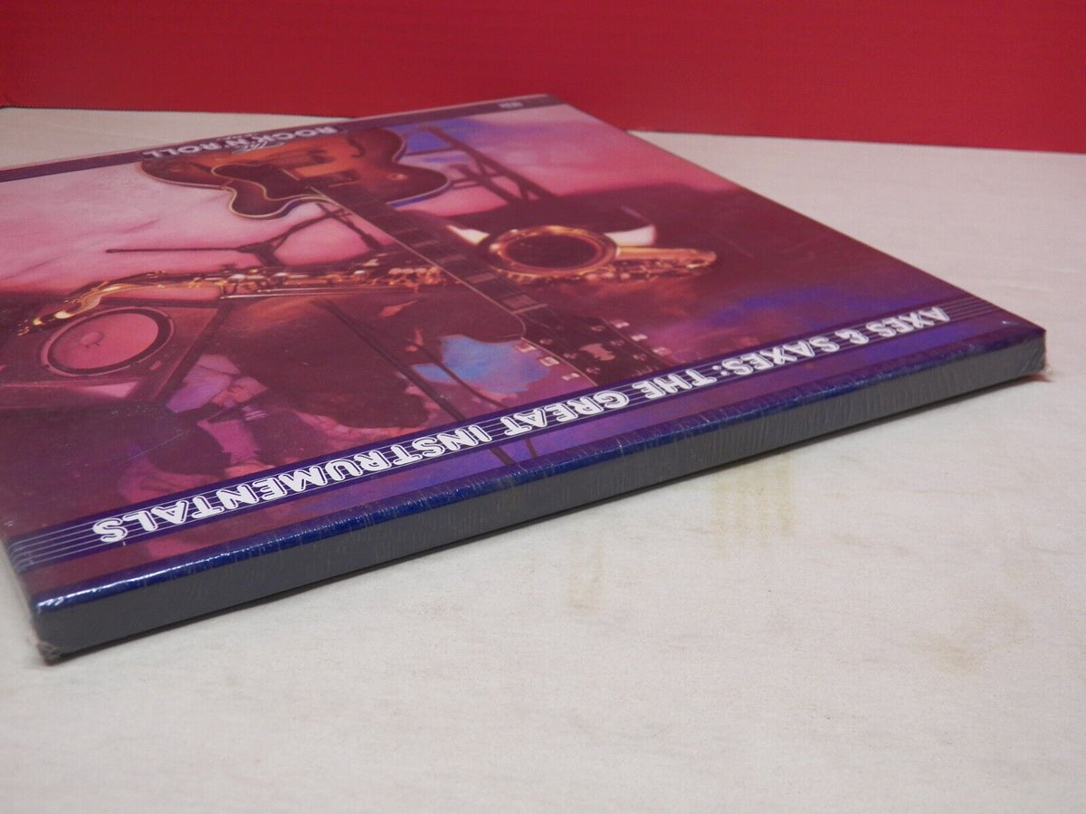 Sealed 12" 2xLP Box Set Axes & Saxes: The Great Instrumentals 1990 Time Life Sealed 12" 2xLP Box Set Axes & Saxes: The Great Instrumentals 1990 Time Life