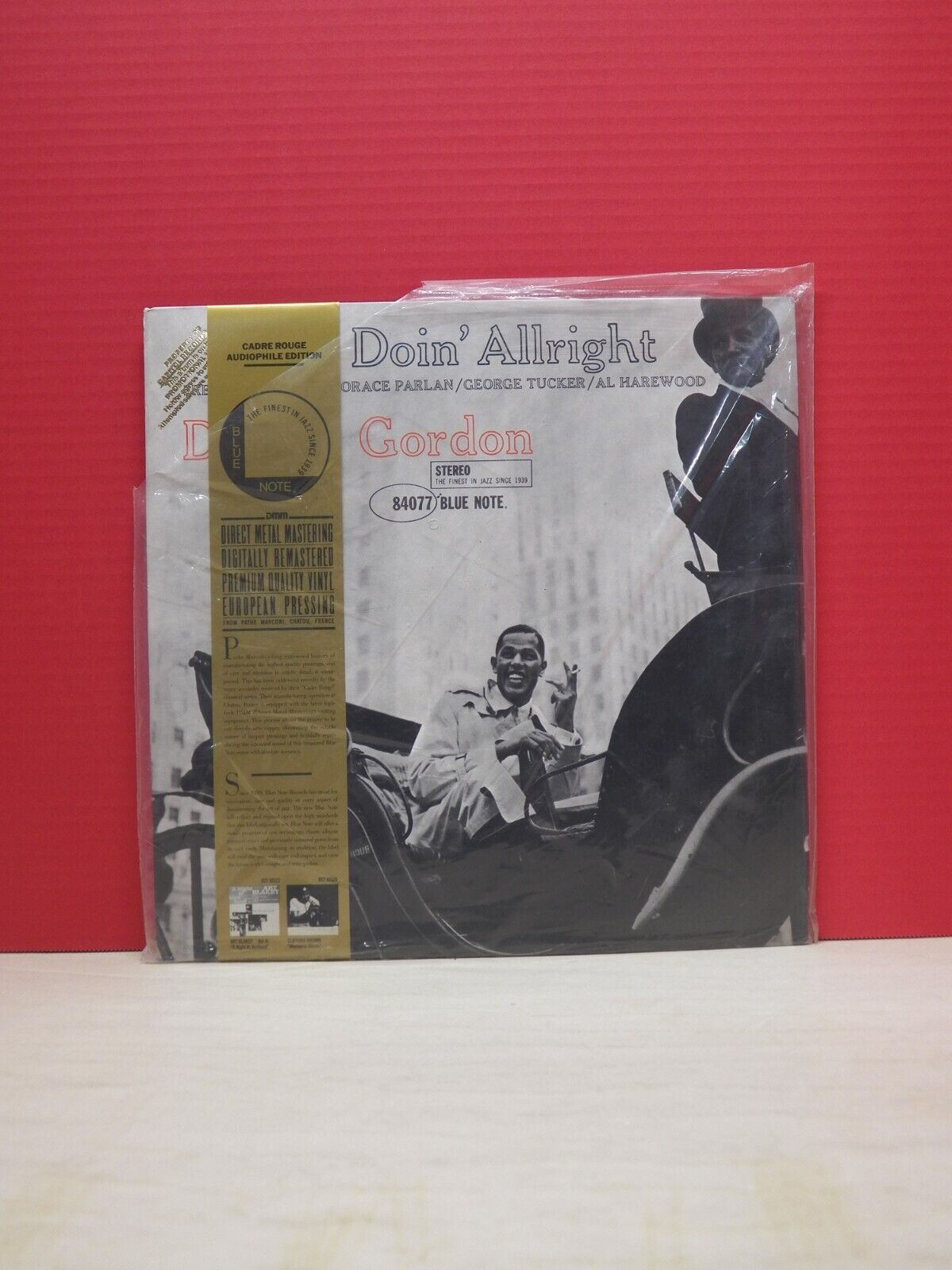 Sealed 12" LP Dexter Gordon Doin' Allright 1985 Blue Note DMM Reissue Remastered Sealed 12" LP Dexter Gordon Doin' Allright 1985 Blue Note DMM Reissue Remastered