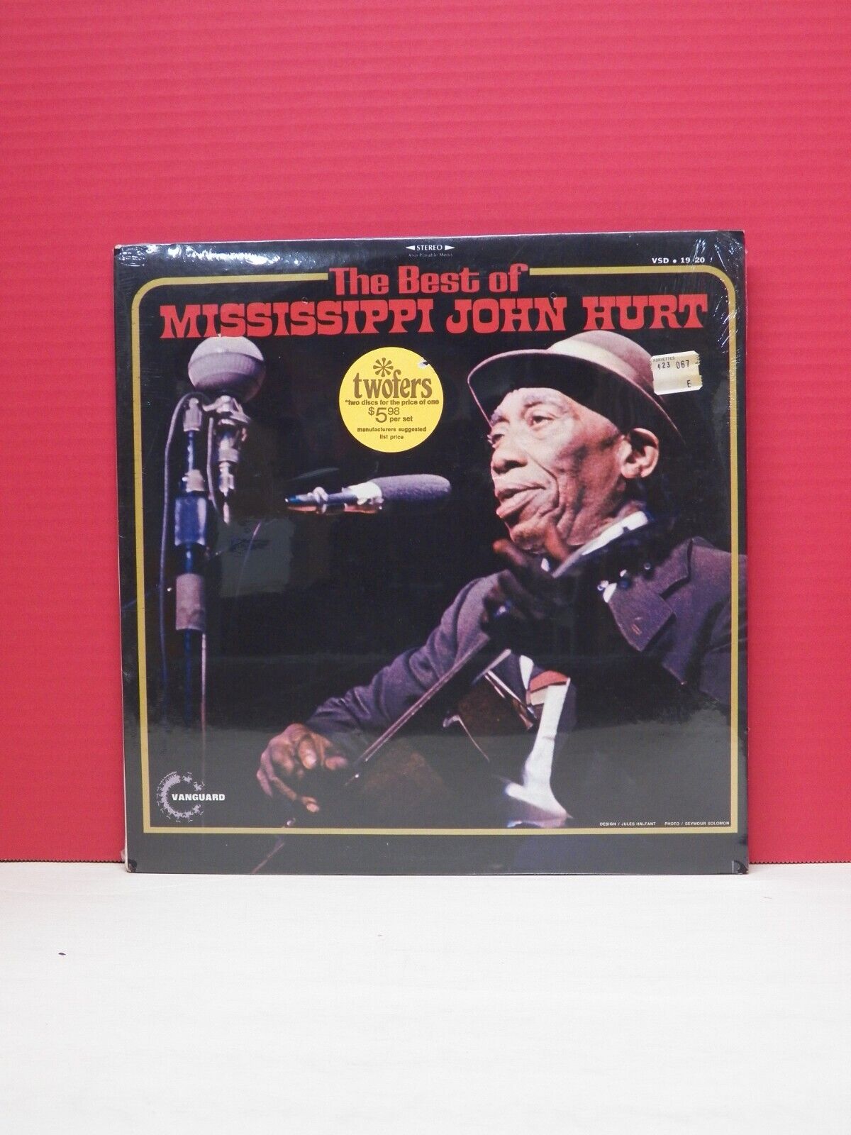 12" 2xLP Mississippi John Hurt The Best Of Mississippi John Hurt 1971 VSD-19/20 12" 2xLP Mississippi John Hurt The Best Of Mississippi John Hurt 1971 VSD-19/20