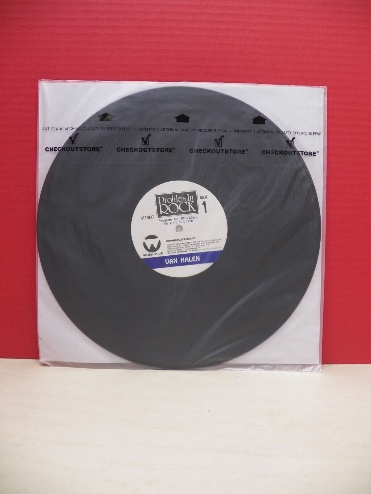 12" LP VG++/EX Van Halen Profiles In Rock 1980 Watermark Stereo Radio Program 12" LP VG++/EX Van Halen Profiles In Rock 1980 Watermark Stereo Radio Program