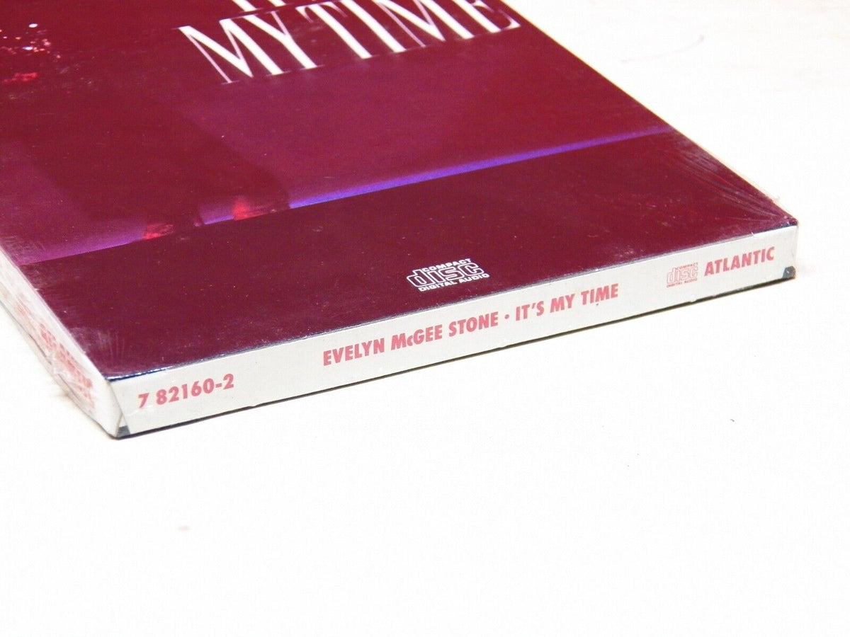 Sealed CD Longbox Evelyn McGee Stone It's My Time 1990 Atlantic 7 82160-2 Sealed CD Longbox Evelyn McGee Stone It's My Time 1990 Atlantic 7 82160-2
