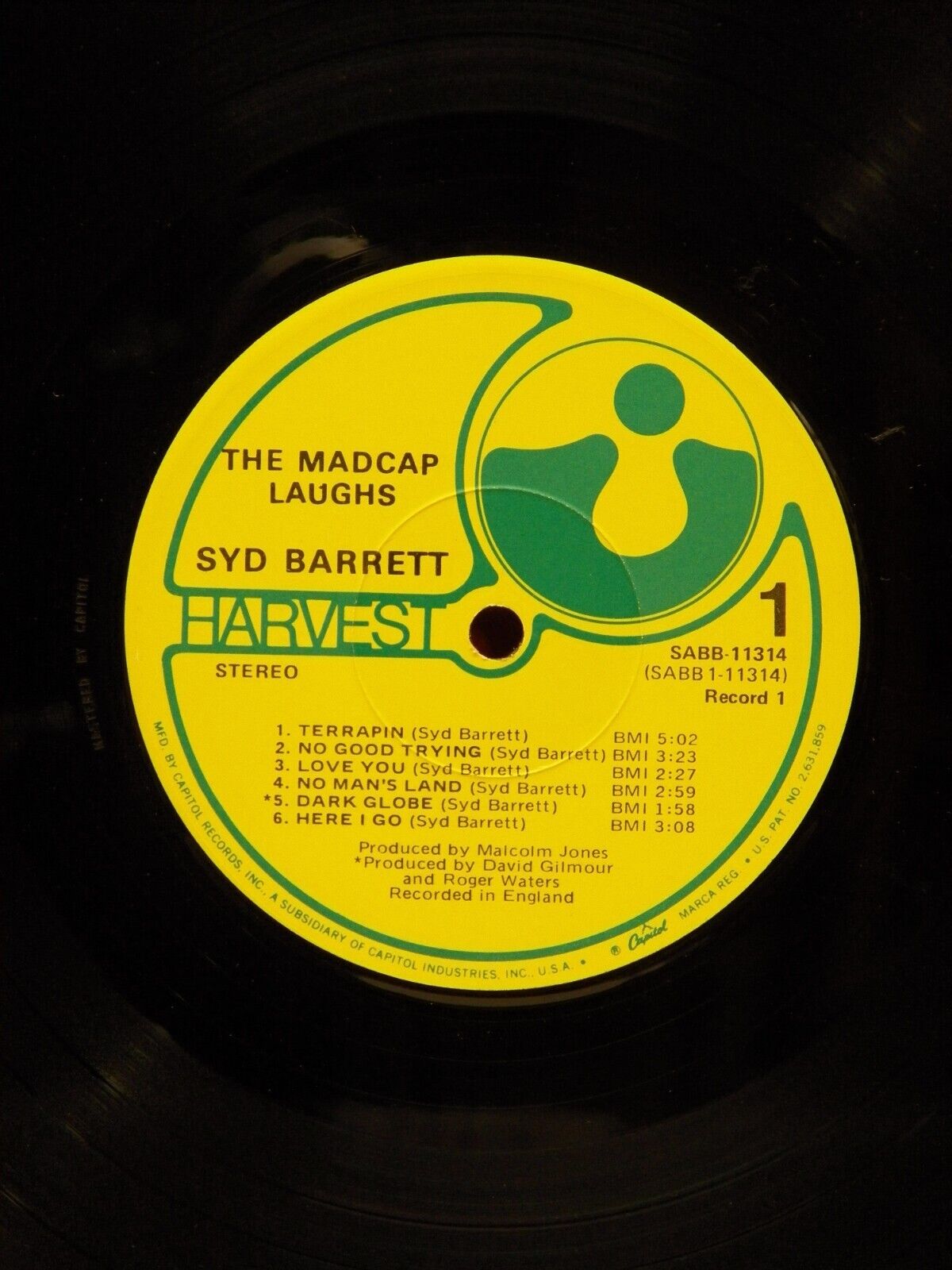 12" 2xLP VG++/EX Syd Barrett The Madcap Laughs/Barrett 1974 Harvest SABB-11314 12" 2xLP VG++/EX Syd Barrett The Madcap Laughs/Barrett 1974 Harvest SABB-11314