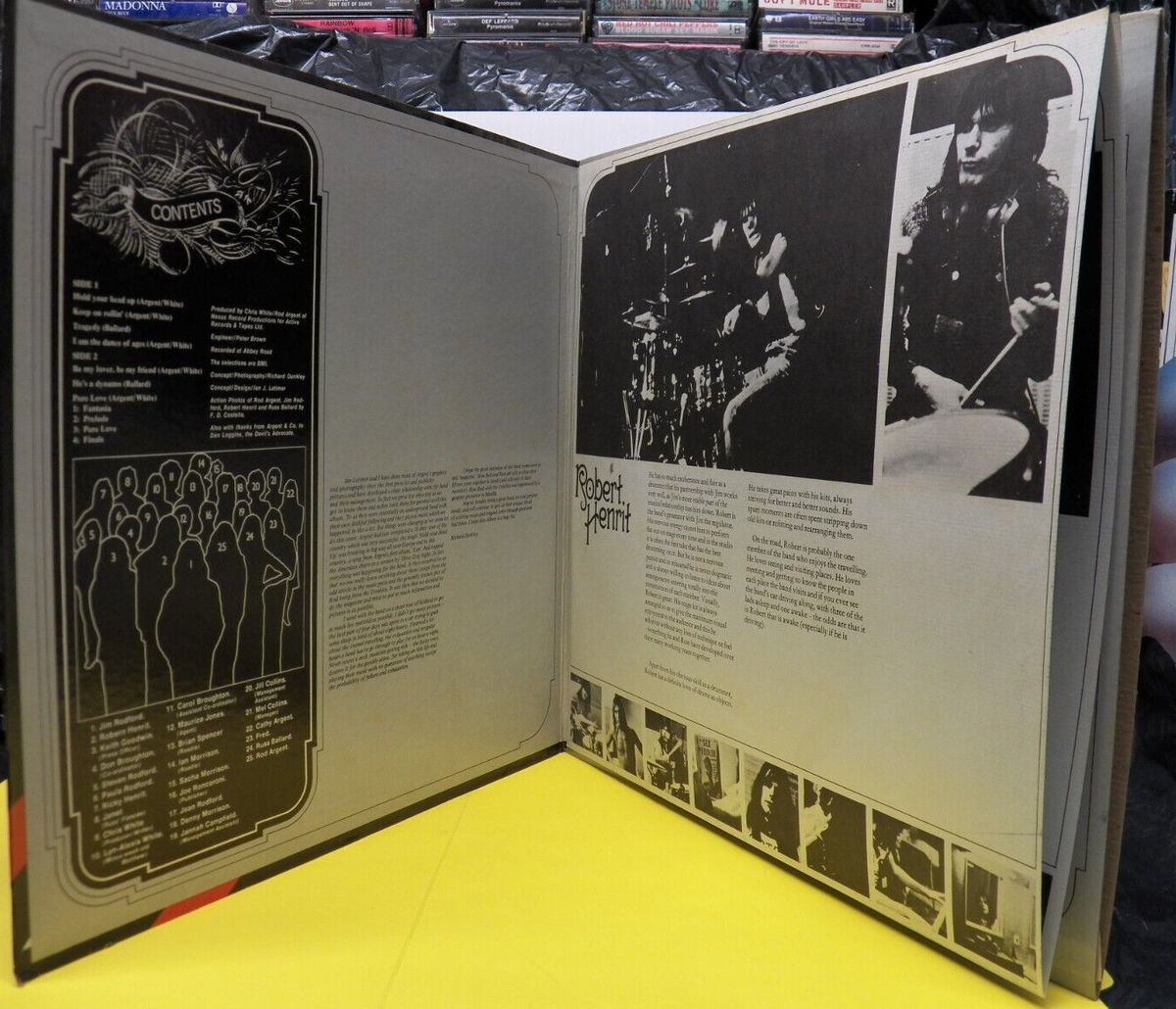 12" LP VG++ Argent All Together Now 1973 Epic Reissue E 31556 12" LP VG++ Argent All Together Now 1973 Epic Reissue E 31556