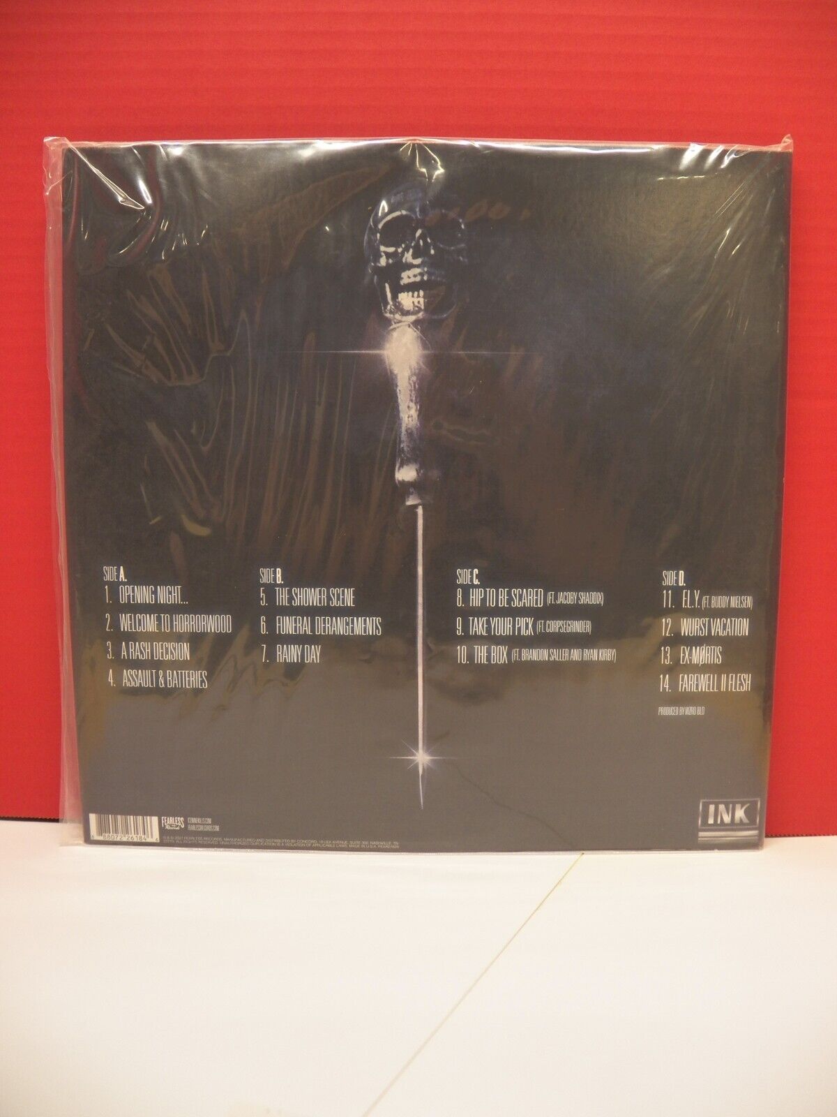 12" 2xLP NM- Ice Nine Kills Welcome To Horrorwood 2021 Fearless Clear Smoke 12" 2xLP NM- Ice Nine Kills Welcome To Horrorwood 2021 Fearless Clear Smoke