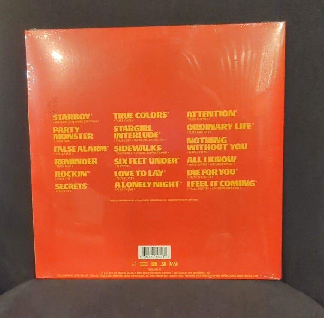 The Weeknd 2LP Starboy Target Limited Edition Translucent Blue Vinyl Record New The Weeknd 2LP Starboy Target Limited Edition Translucent Blue Vinyl Record New