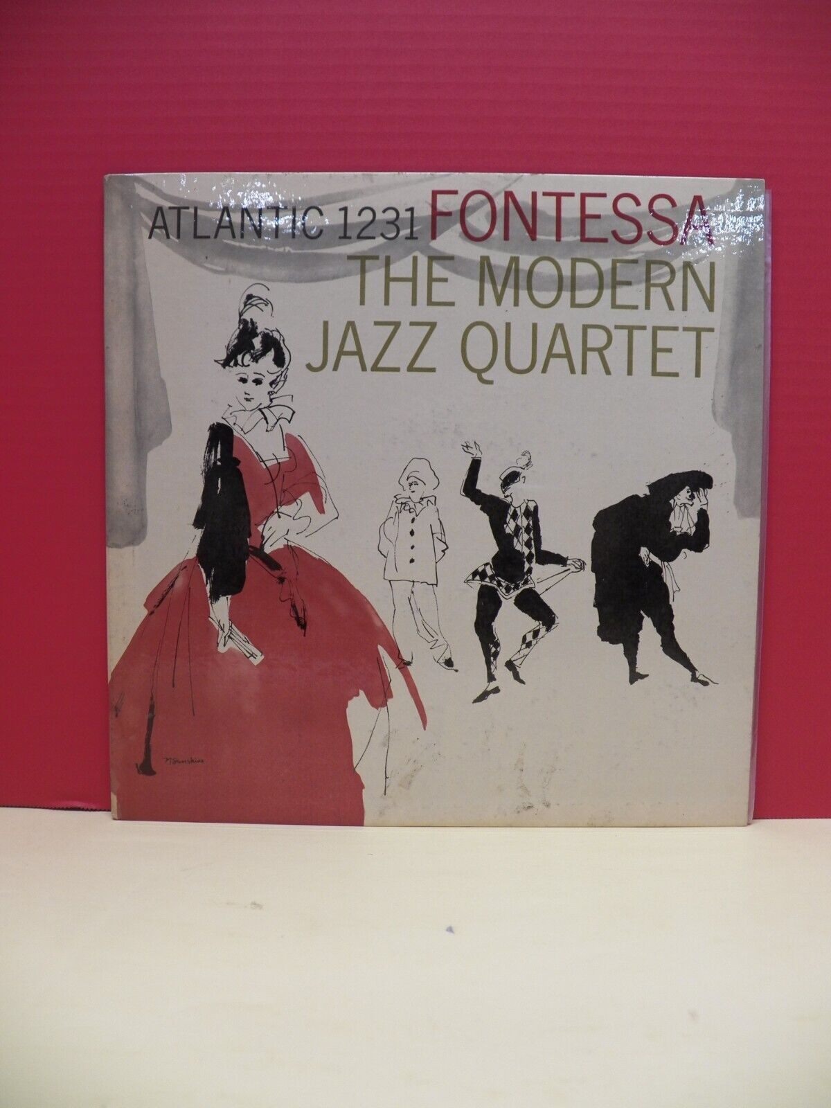 12" LP VG++/EX The Modern Jazz Quartet Fontessa 1956 Atlantic Mono 1231 12" LP VG++/EX The Modern Jazz Quartet Fontessa 1956 Atlantic Mono 1231