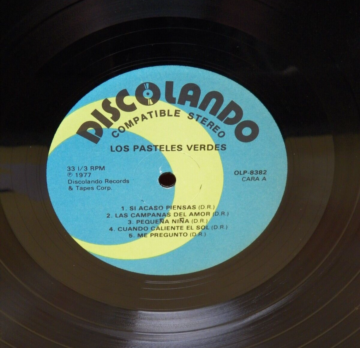 12" LP EX Los Pasteles Verdes ...Nuevo Horizonte...! 1977 Discolando OLP-8382 12" LP EX Los Pasteles Verdes ...Nuevo Horizonte...! 1977 Discolando OLP-8382