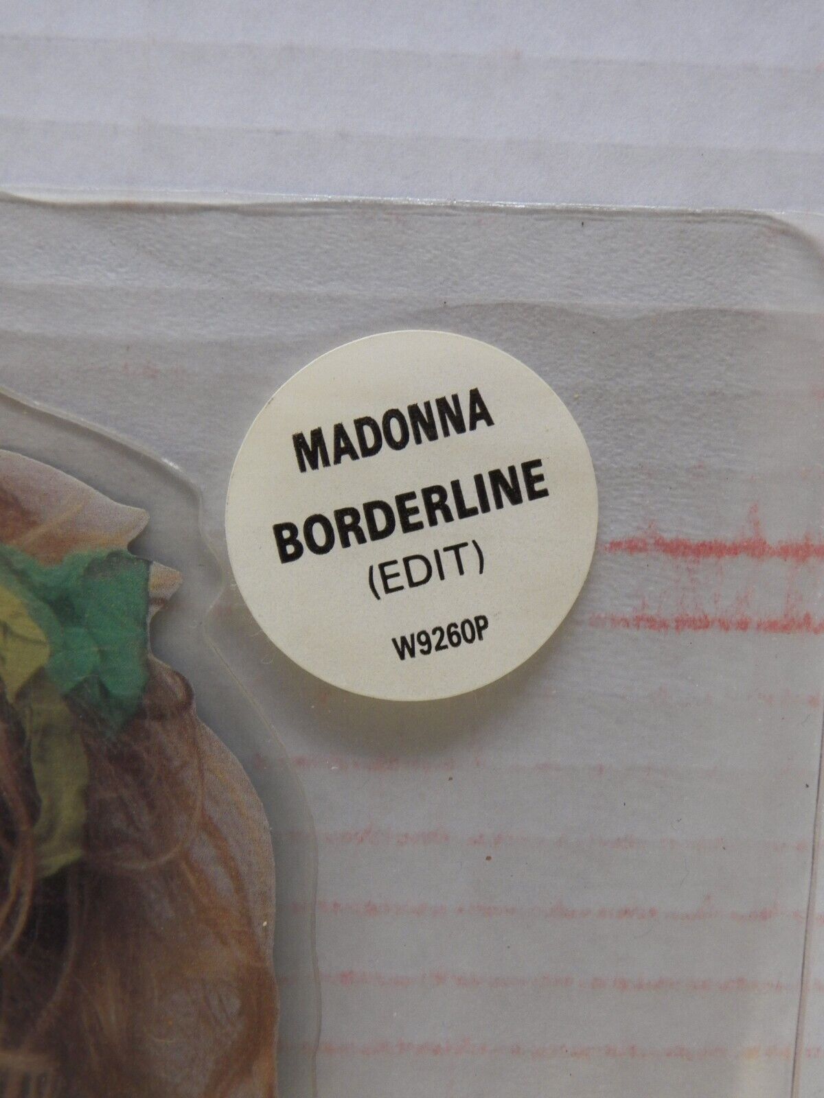 7" Shaped Picture Disc Single VG++/EX Madonna Borderline 1986 Sire UK Import 7" Shaped Picture Disc Single VG++/EX Madonna Borderline 1986 Sire UK Import