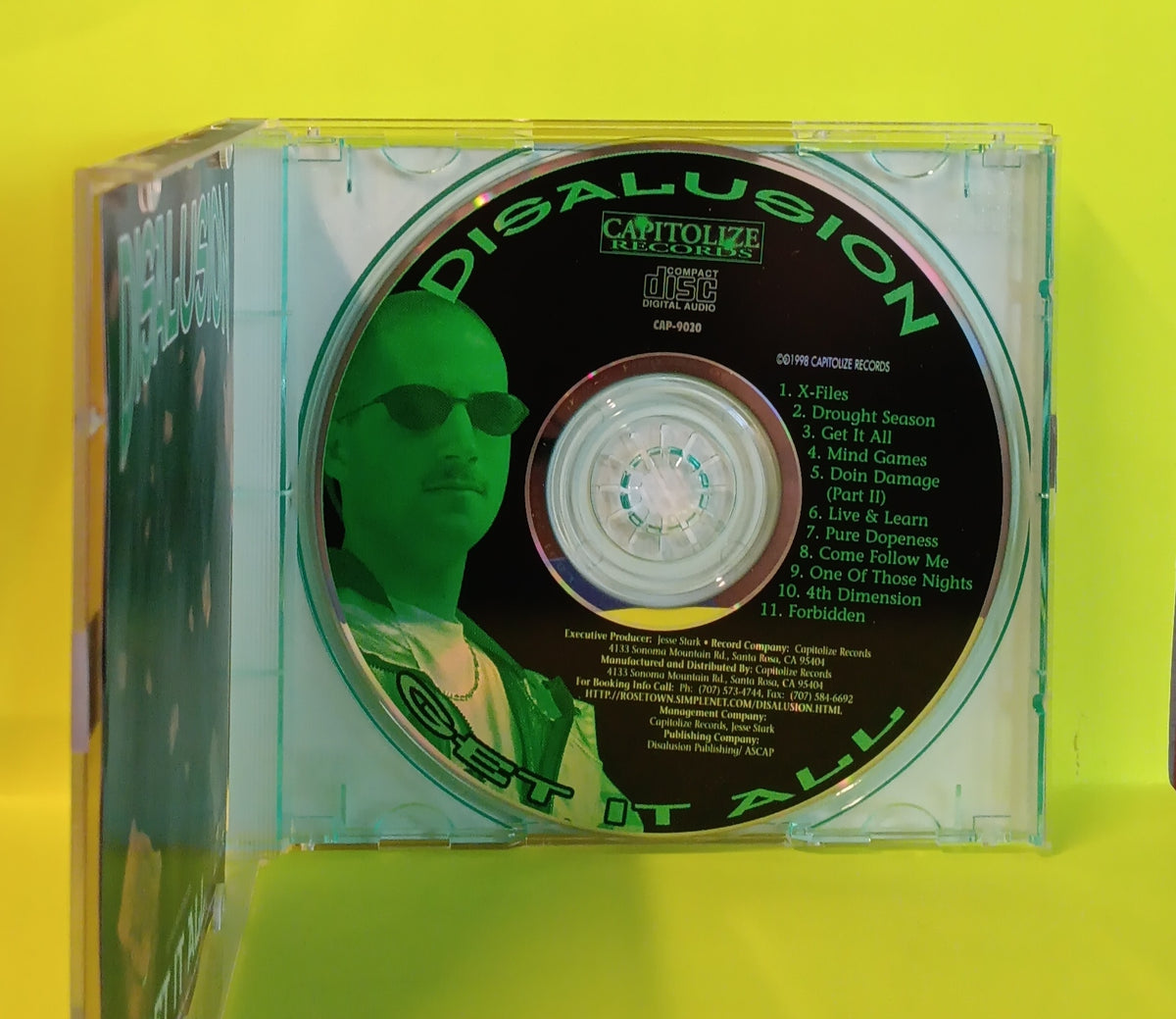 Disalusion - Get It All - 1998 - CAP-9020 Used - NM - CDs Disalusion - Get It All - 1998 - CAP-9020 Used - NM - CDs