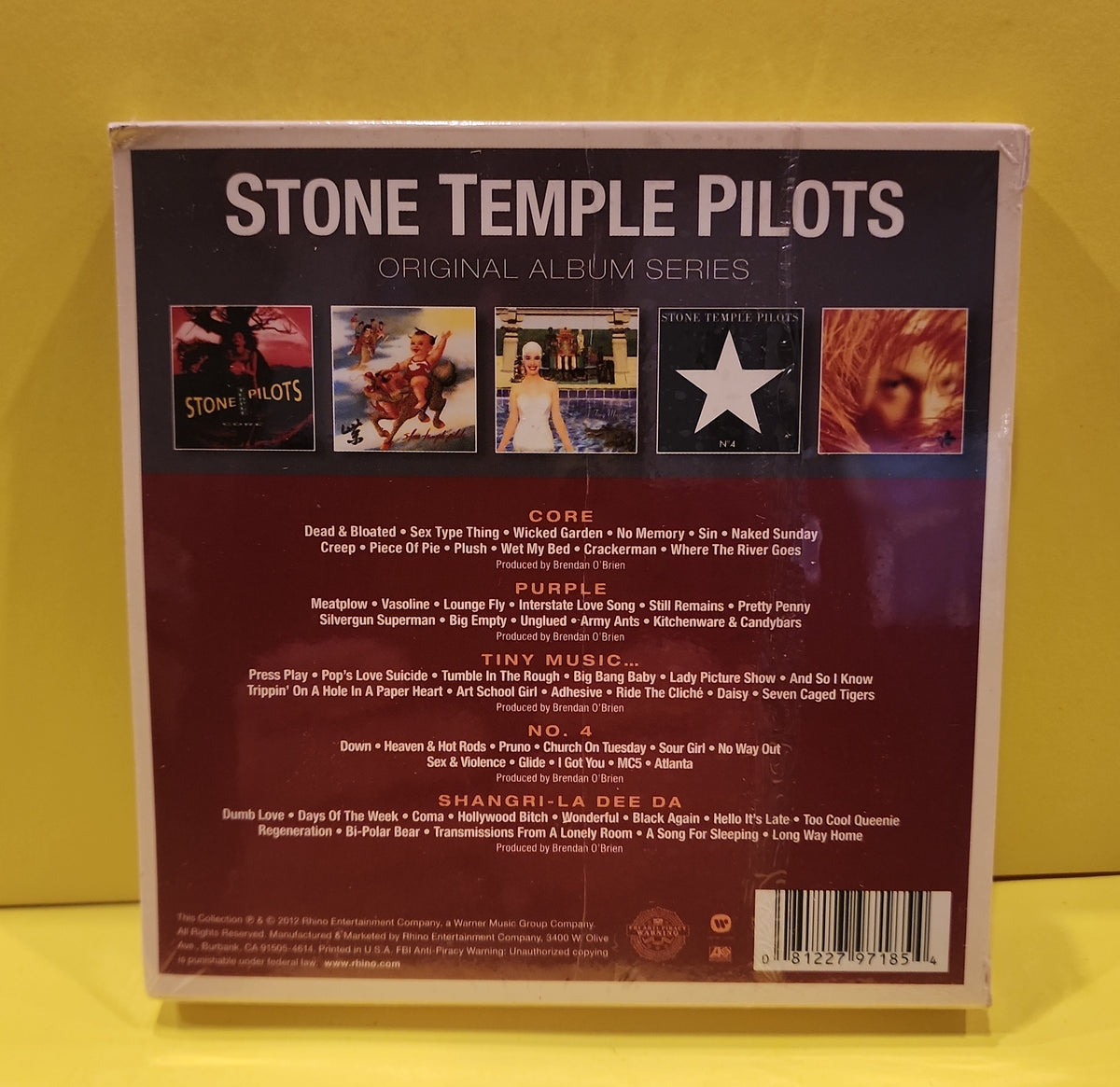 Stone Temple Pilots - Original Album Series - 2012 - R2 532180 New - Sealed - CDs Stone Temple Pilots - Original Album Series - 2012 - R2 532180 New - Sealed - CDs