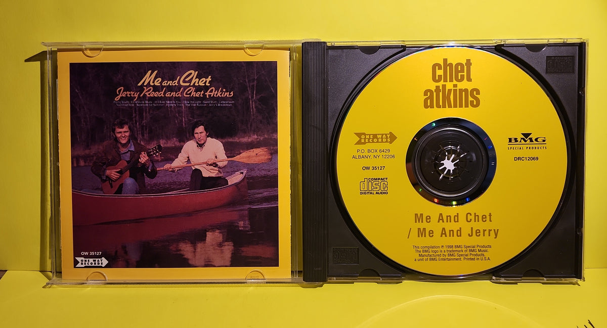 Chet Atkins, Jerry Reed - Me And Chet / Me And Jerry - 1998 - DRC 12069 Used - EX - CDs Chet Atkins, Jerry Reed - Me And Chet / Me And Jerry - 1998 - DRC 12069 Used - EX - CDs