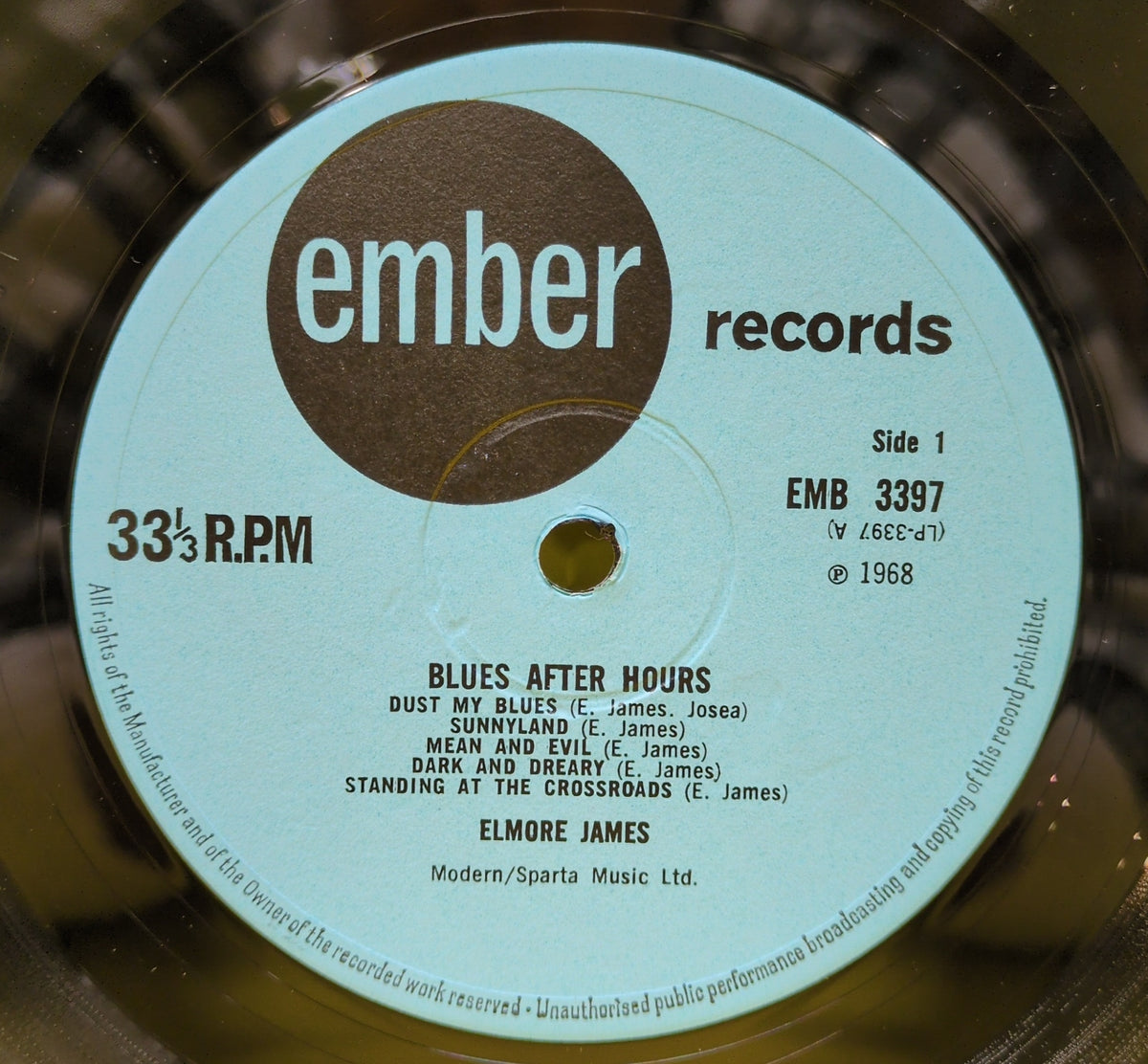 Elmore James - The Late Fantastically Great Elmore James - 1968 - EMR 3397 Used - VG++ - Vinyl Elmore James - The Late Fantastically Great Elmore James - 1968 - EMR 3397 Used - VG++ - Vinyl