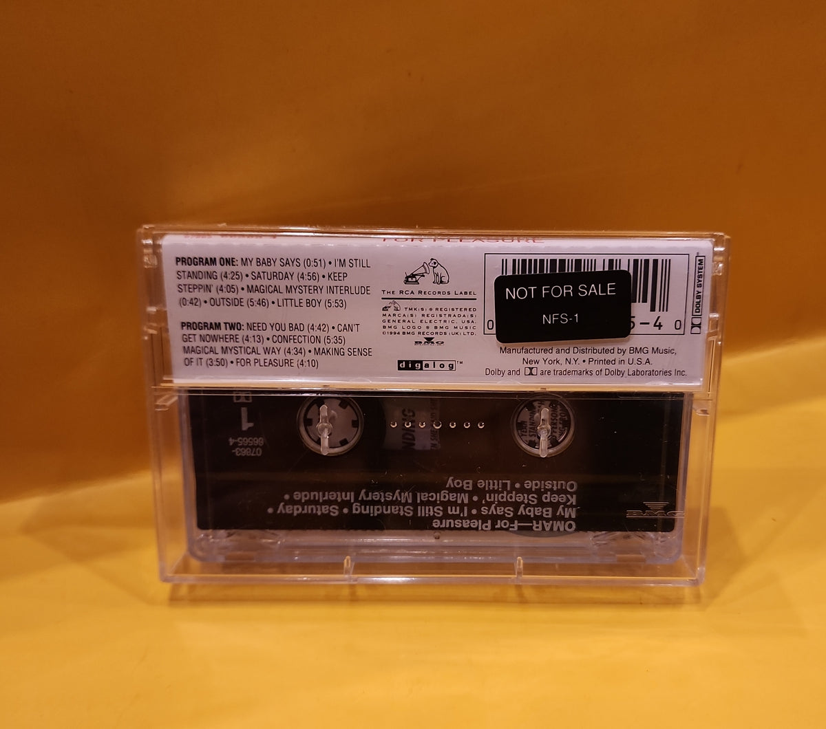 Omar - For Pleasure - 1994 - 66565 Used - VG++ - cassettes Omar - For Pleasure - 1994 - 66565 Used - VG++ - cassettes