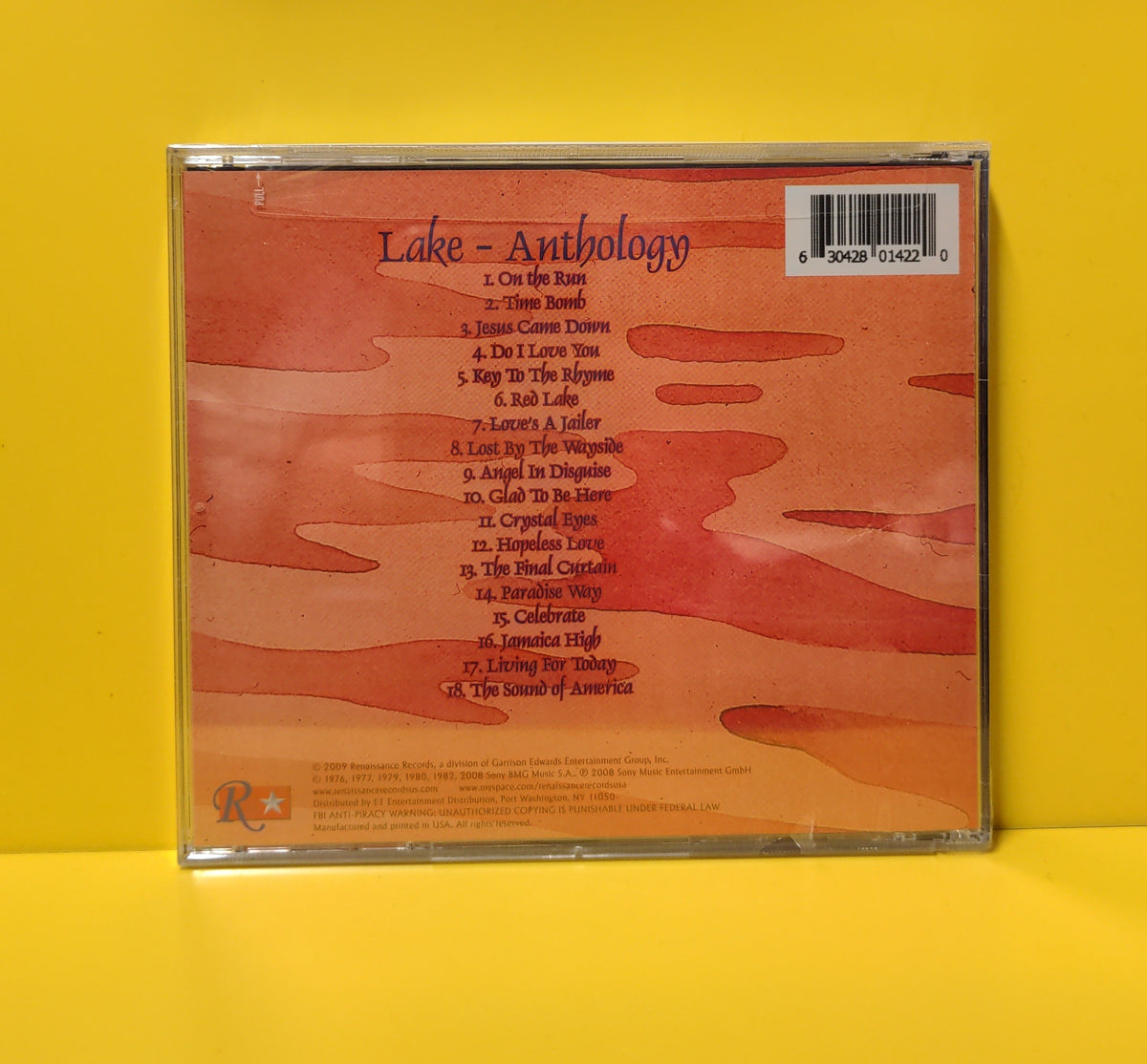 Lake - Anthology - 2009 - RMED 0142 New - Sealed - CDs Lake - Anthology - 2009 - RMED 0142 New - Sealed - CDs
