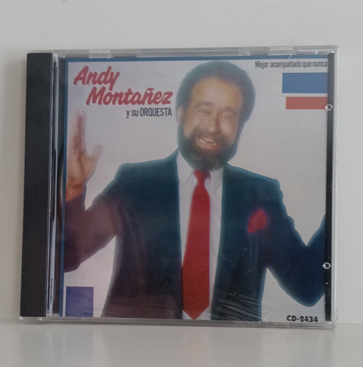 Andy Montañez y su Orquesta - Mejor Acompañado Que Nunca - 1987 - CD 2434 New - Sealed - CDs Andy Montañez y su Orquesta - Mejor Acompañado Que Nunca - 1987 - CD 2434 New - Sealed - CDs