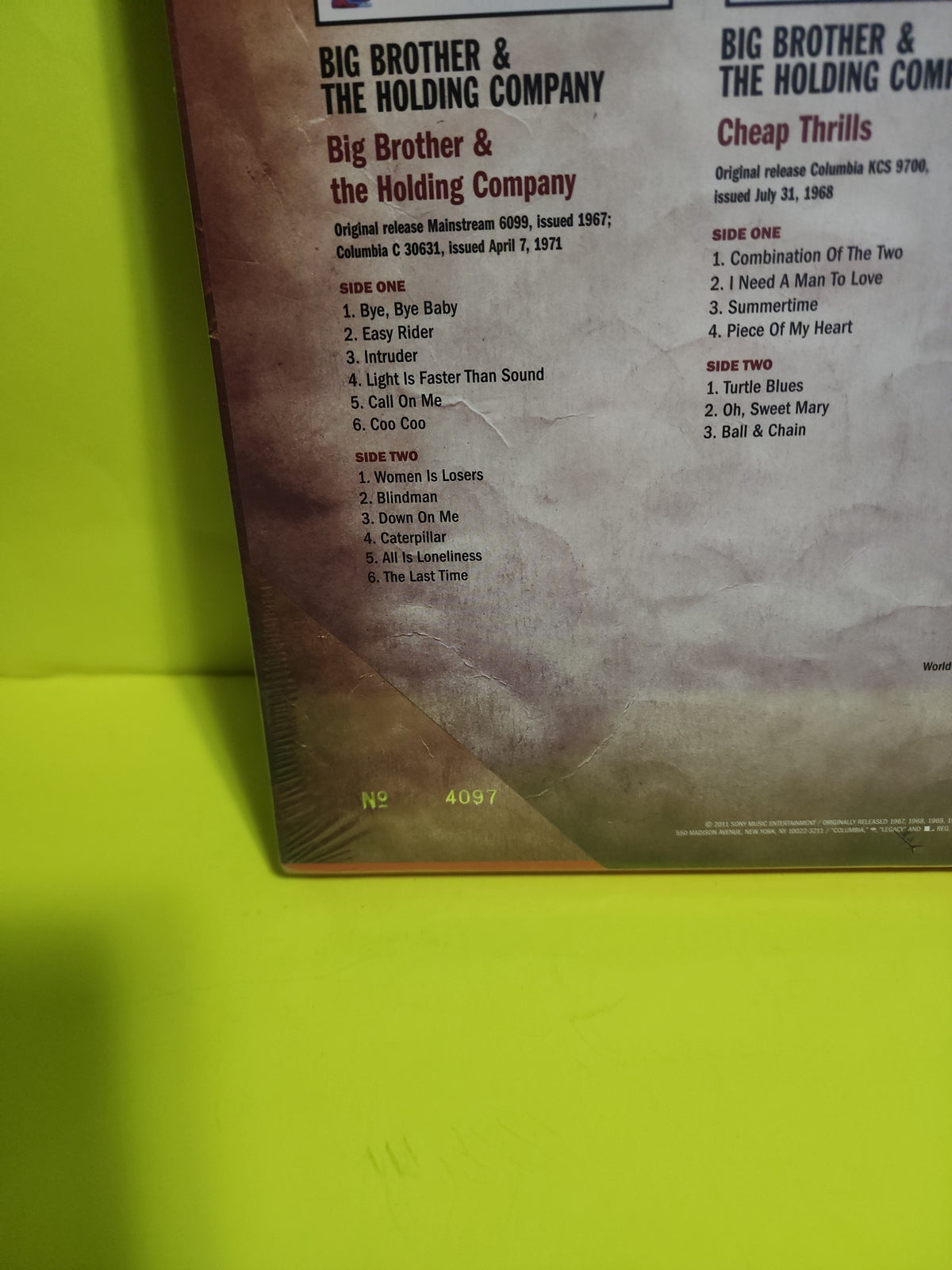 Janis Joplin - Janis - 2012 - SNYL 629714 New - Sealed - Vinyl Janis Joplin - Janis - 2012 - SNYL 629714 New - Sealed - Vinyl
