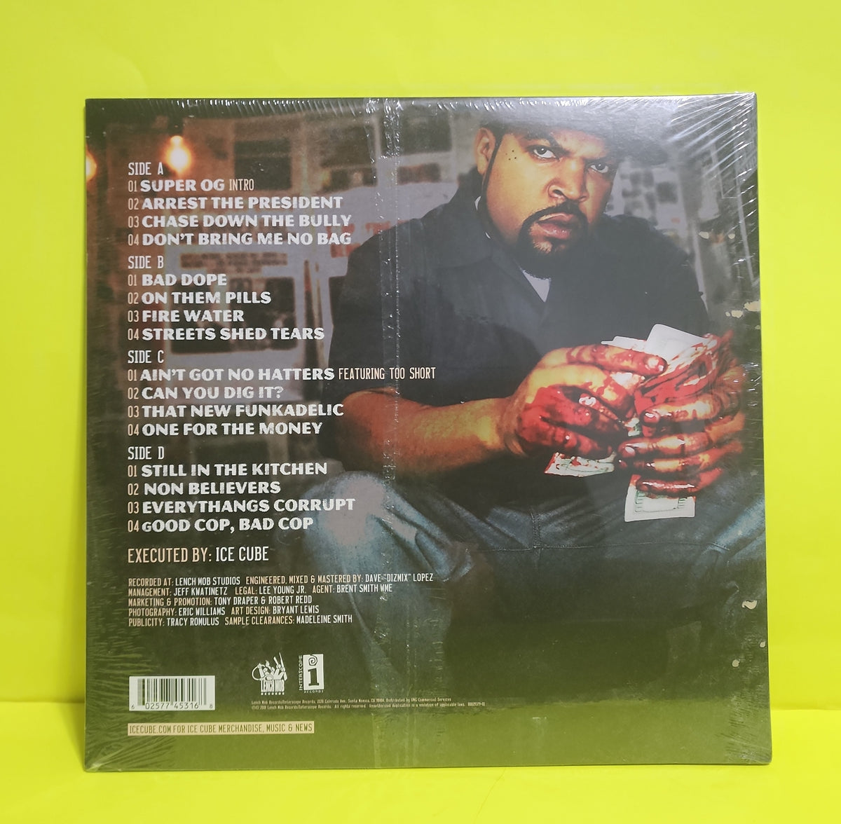 Ice Cube - Everythangs Corrupt - 2019 - B0029379-01 New - Sealed - Autographed Vinyl Ice Cube - Everythangs Corrupt - 2019 - B0029379-01 New - Sealed - Autographed Vinyl