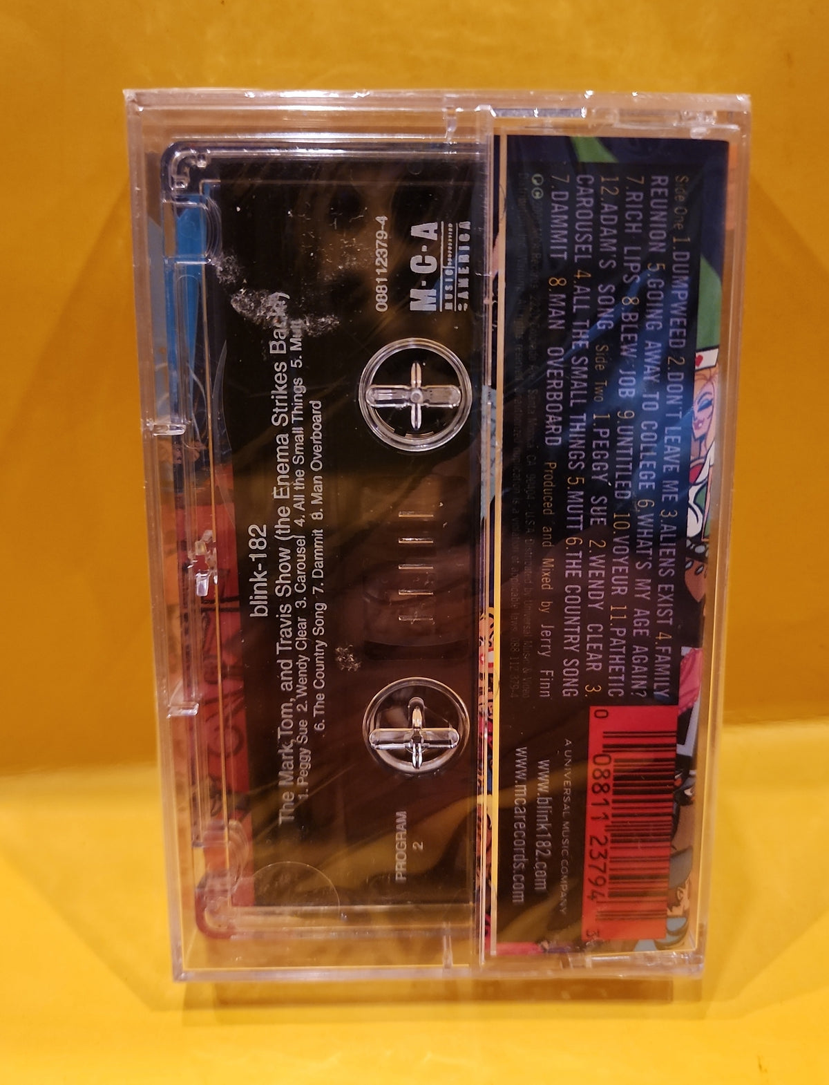 Blink-182 - The Mark, Tom And Travis Show (The Enema Strikes Back!) - 2000 - 088112379-4 New - Sealed - cassettes Blink-182 - The Mark, Tom And Travis Show (The Enema Strikes Back!) - 2000 - 088112379-4 New - Sealed - cassettes