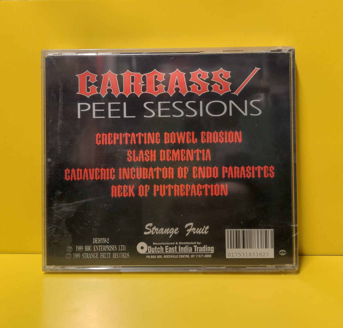Carcass - The Peel Sessions - 1991 - DEI8338-2 New - Sealed - CDs Carcass - The Peel Sessions - 1991 - DEI8338-2 New - Sealed - CDs