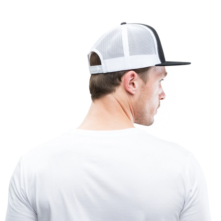 Vinyl Bay 777 Trucker Hat - black/white