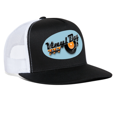 Vinyl Bay 777 Trucker Hat - black/white