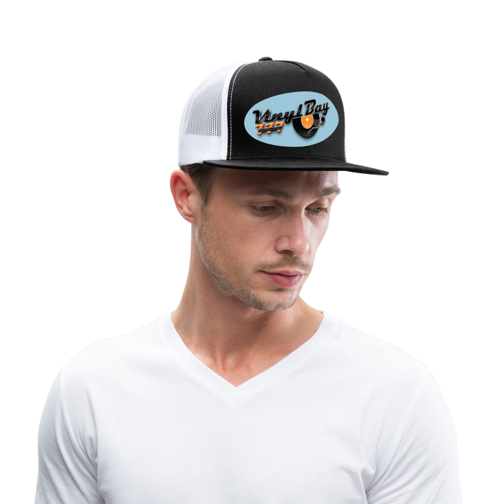 Vinyl Bay 777 Trucker Hat - black/white