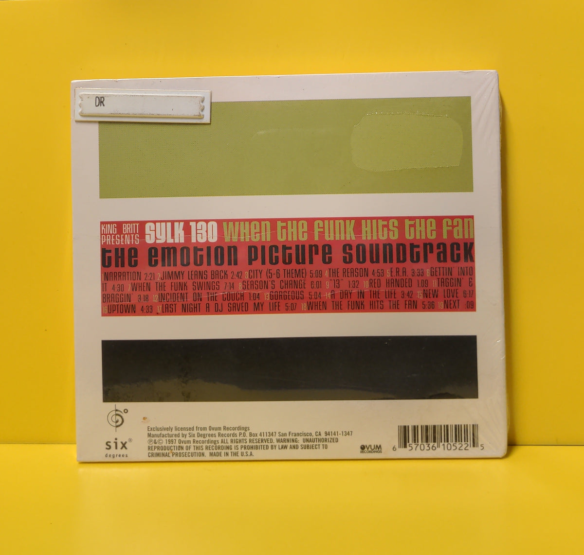 King Britt Presents Sylk 130 - When The Funk Hits The Fan - 1998 - 657036 1052-2 New - Sealed - CDs King Britt Presents Sylk 130 - When The Funk Hits The Fan - 1998 - 657036 1052-2 New - Sealed - CDs