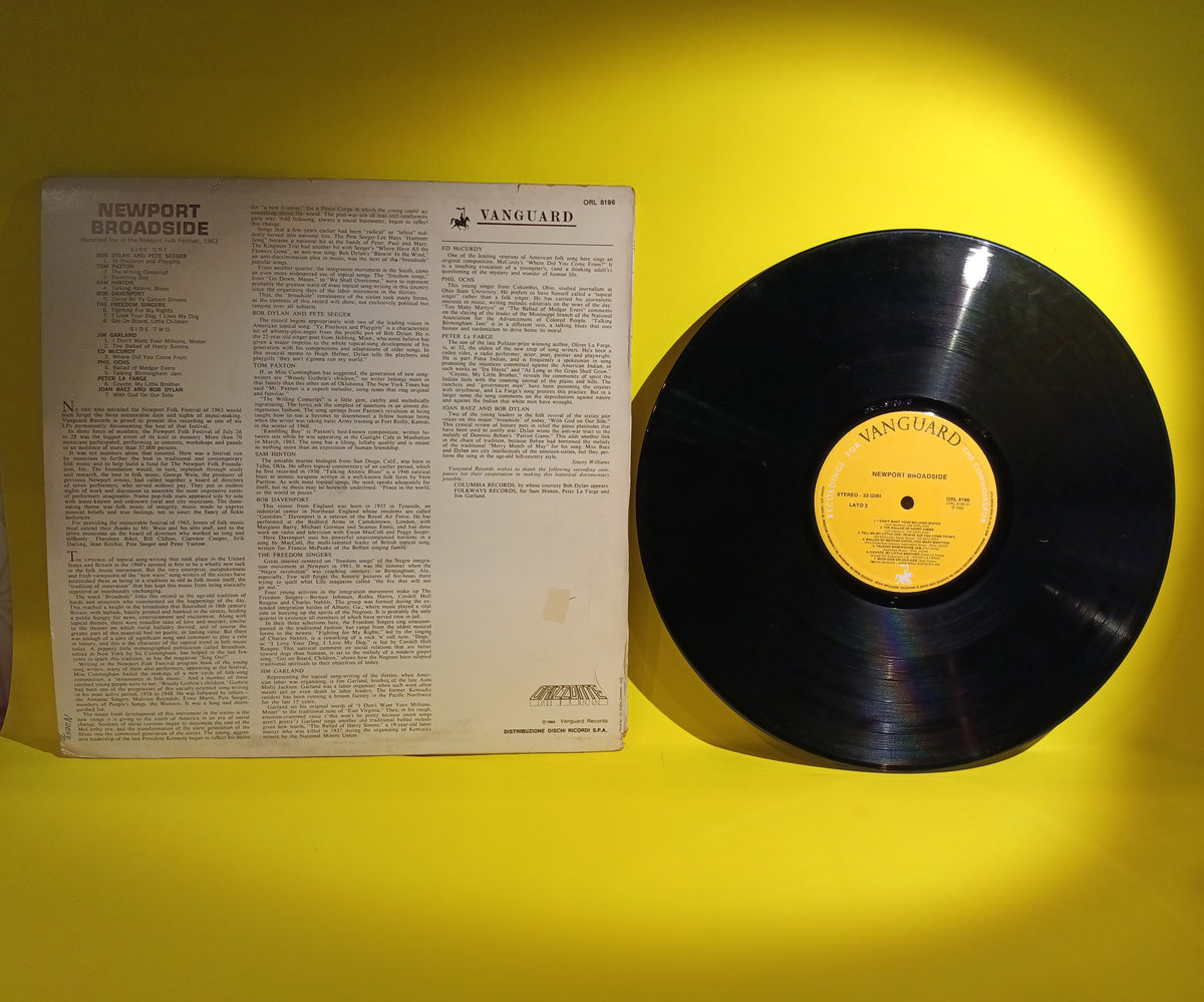 Various - Newport Broadside (Italy) - 1978 - ORL 8196 Used - VG++ - Vinyl Various - Newport Broadside (Italy) - 1978 - ORL 8196 Used - VG++ - Vinyl
