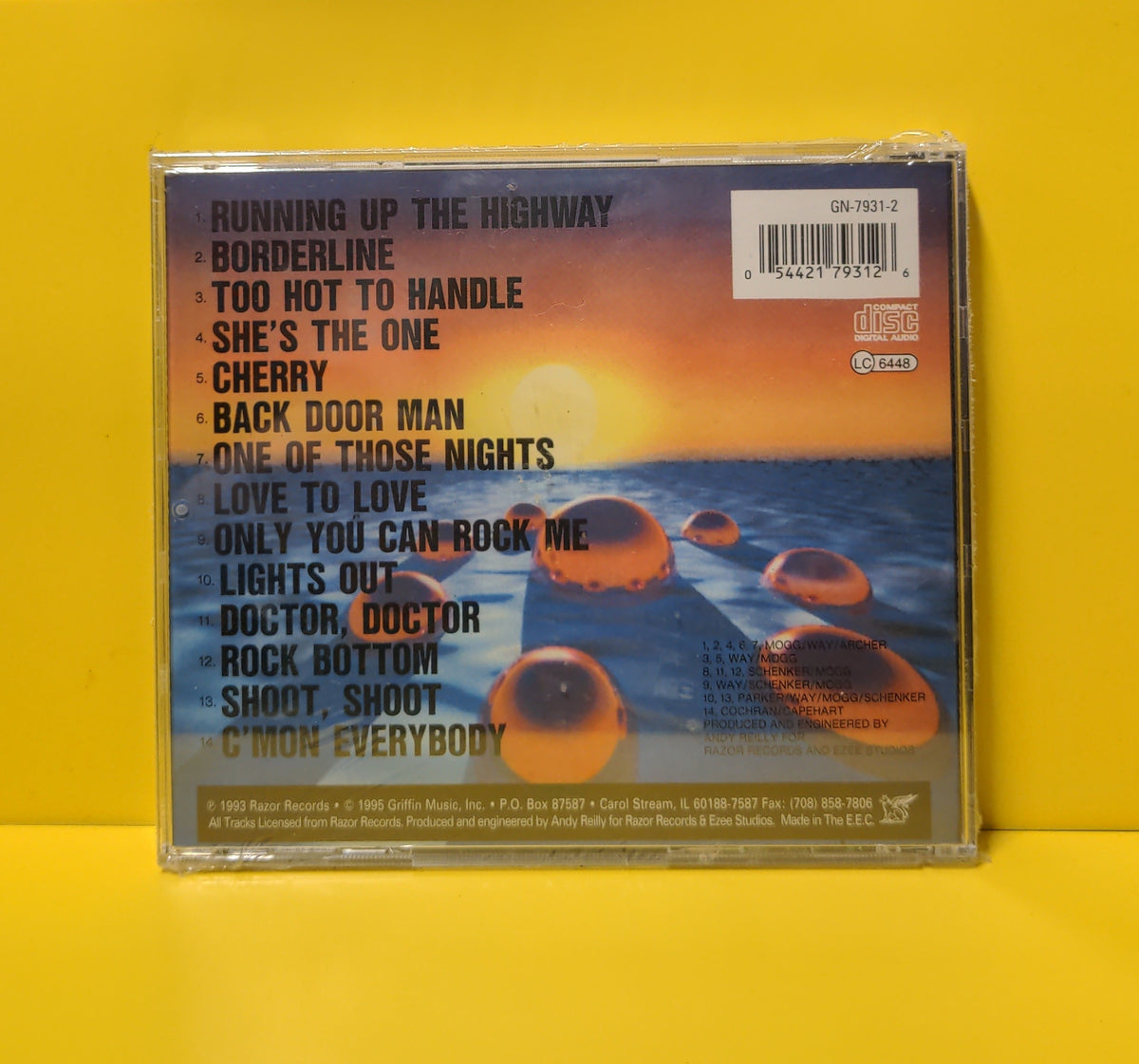 UFO - Lights Out In Tokyo - 1995 - GN-7931-2 New - Sealed - CDs UFO - Lights Out In Tokyo - 1995 - GN-7931-2 New - Sealed - CDs