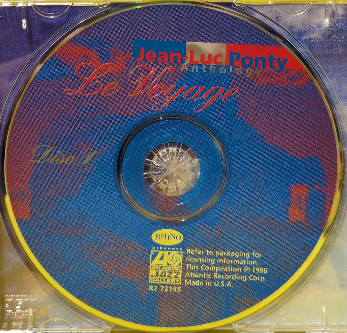Jean-Luc Ponty - Le Voyage: The Jean-Luc Ponty Anthology - 1996 - R2 72155 Used - EX - 2xCD Jean-Luc Ponty - Le Voyage: The Jean-Luc Ponty Anthology - 1996 - R2 72155 Used - EX - 2xCD