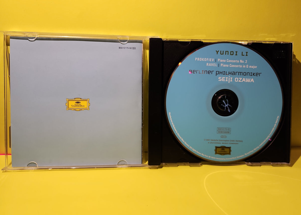 Prokofiev, Ravel , Yundi Li, Seiji Ozawa, Berliner Philharmoniker - Piano Concertos - 2008 - B0010175-02 Used - EX - CDs Prokofiev, Ravel , Yundi Li, Seiji Ozawa, Berliner Philharmoniker - Piano Concertos - 2008 - B0010175-02 Used - EX - CDs