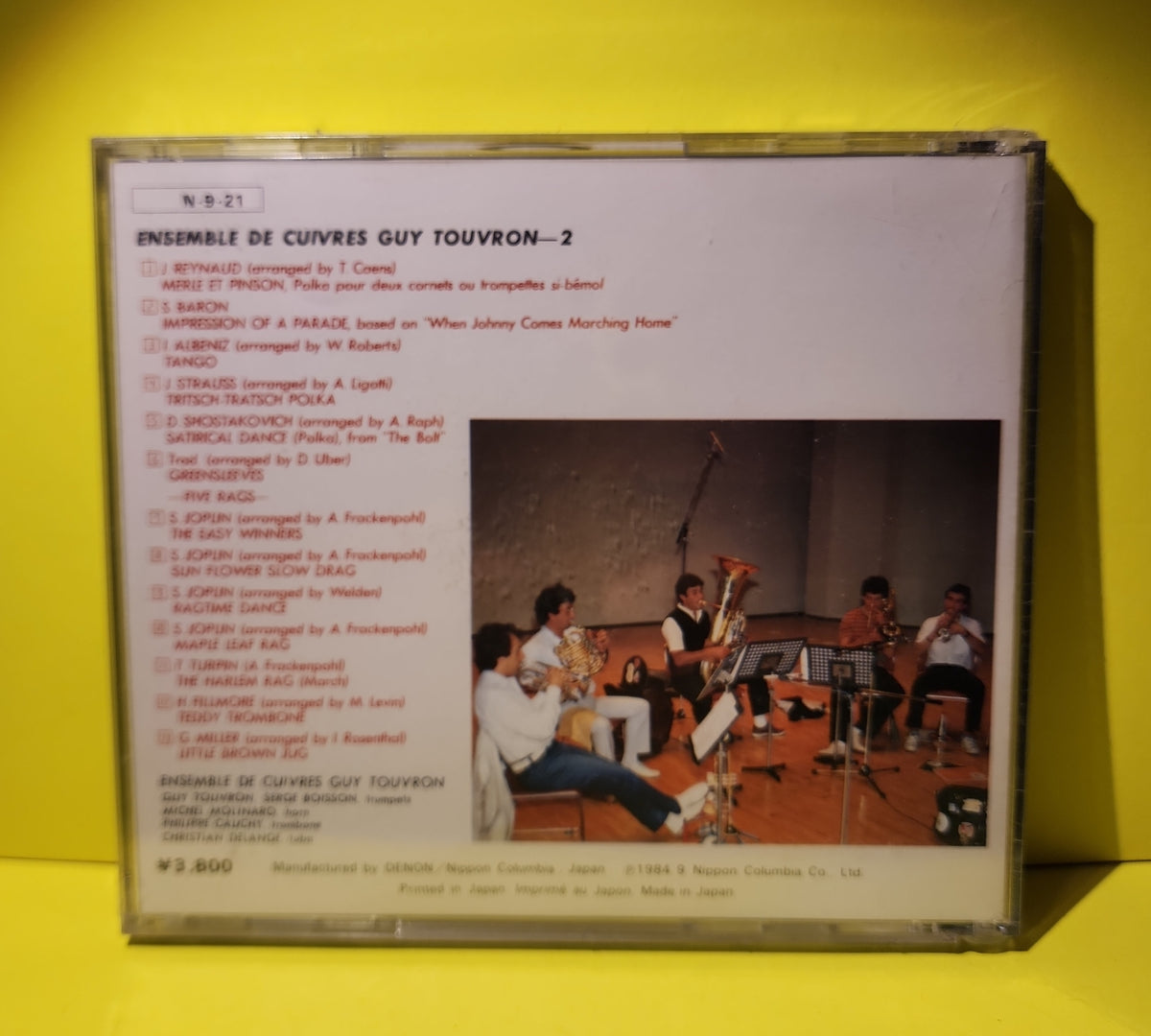 Ensemble De Cuivres Guy Touvron - Ensemble De Cuivres Guy Touvron-2 - 1984 - 38C37-7238 New - Sealed - CDs Ensemble De Cuivres Guy Touvron - Ensemble De Cuivres Guy Touvron-2 - 1984 - 38C37-7238 New - Sealed - CDs
