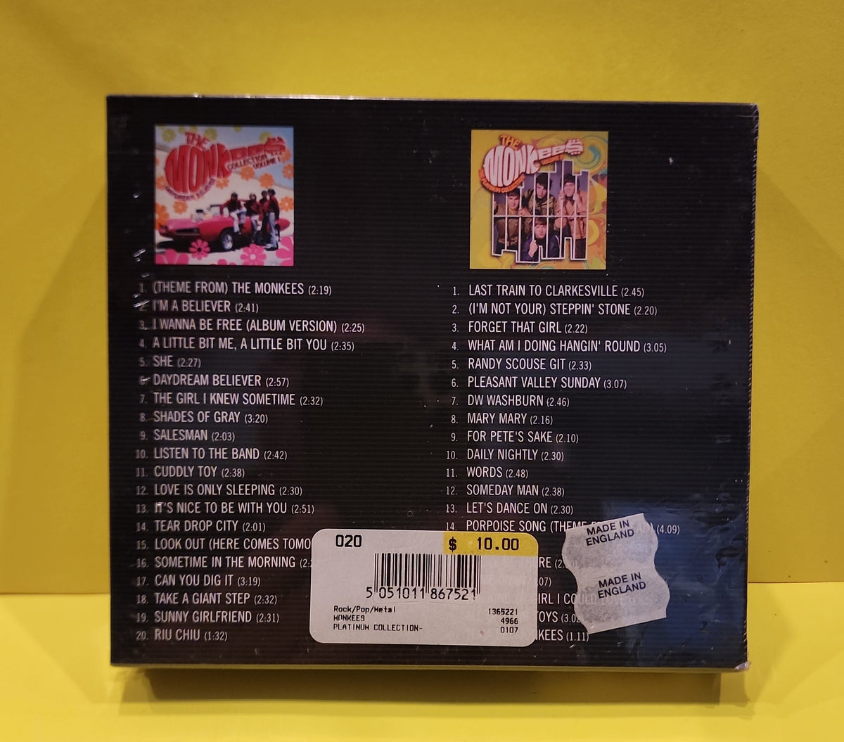 Monkees - Daydream Beliver, Vol.1 Platinum Collection Vol.2 - 2006 - New - Sealed - CDs Monkees - Daydream Beliver, Vol.1 Platinum Collection Vol.2 - 2006 - New - Sealed - CDs