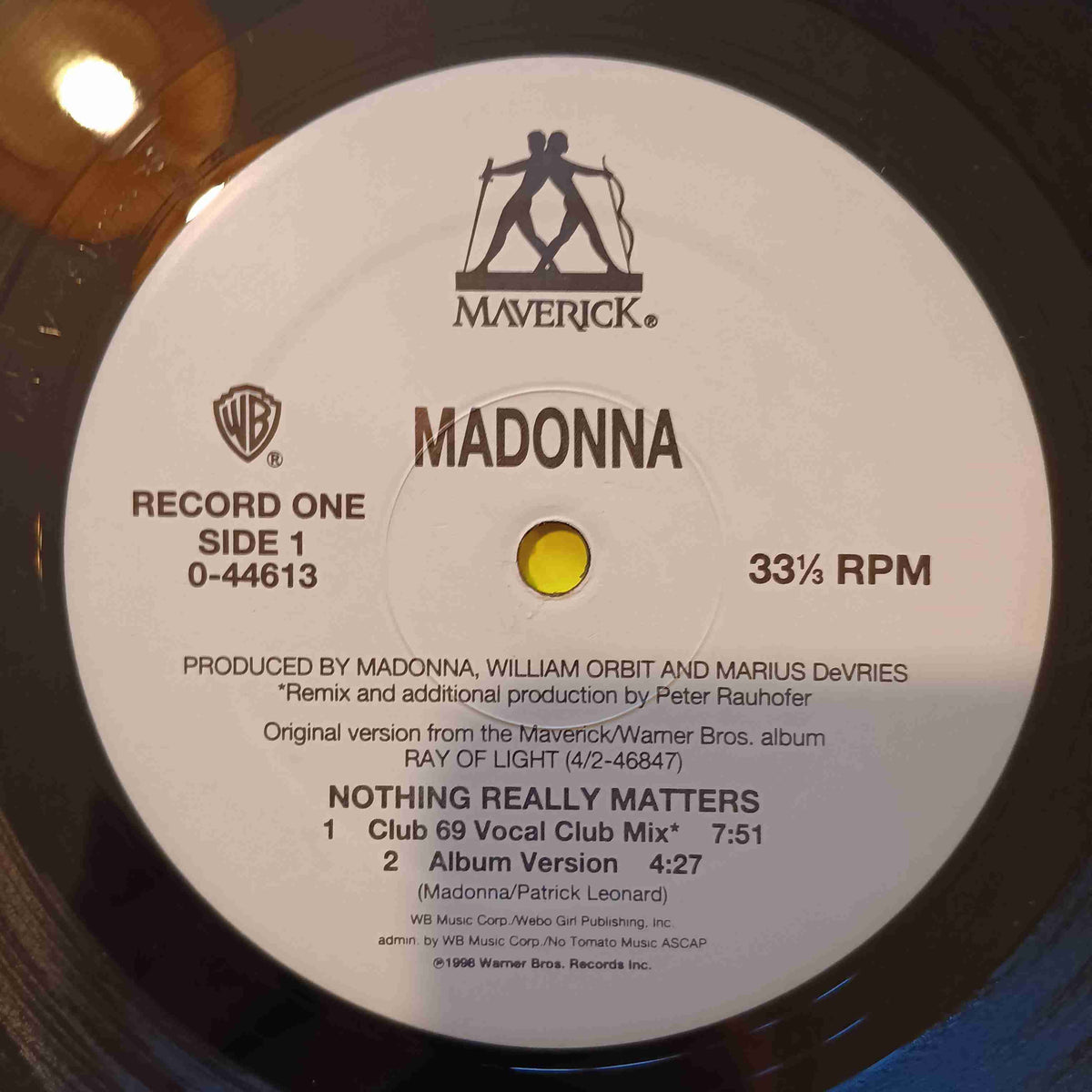 Madonna - Nothing Really Matters 2LP w. Shrink & Hype - 1999 - 44613-0 Used - VG++ - Vinyl Madonna - Nothing Really Matters 2LP w. Shrink & Hype - 1999 - 44613-0 Used - VG++ - Vinyl