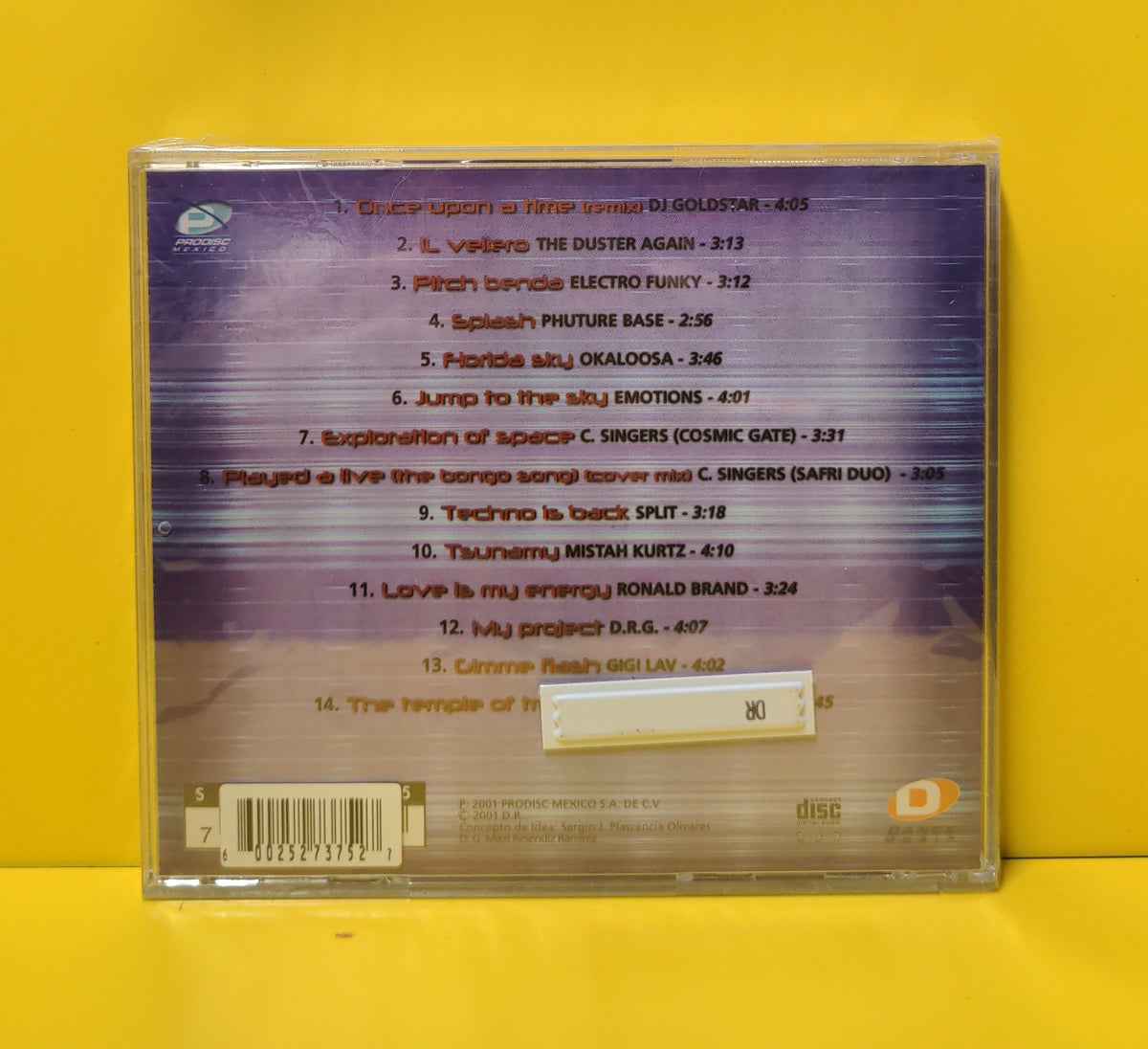 Various - 100% DJ Dancevolution - 2001 - SDM 27375 New - Sealed - CDs Various - 100% DJ Dancevolution - 2001 - SDM 27375 New - Sealed - CDs