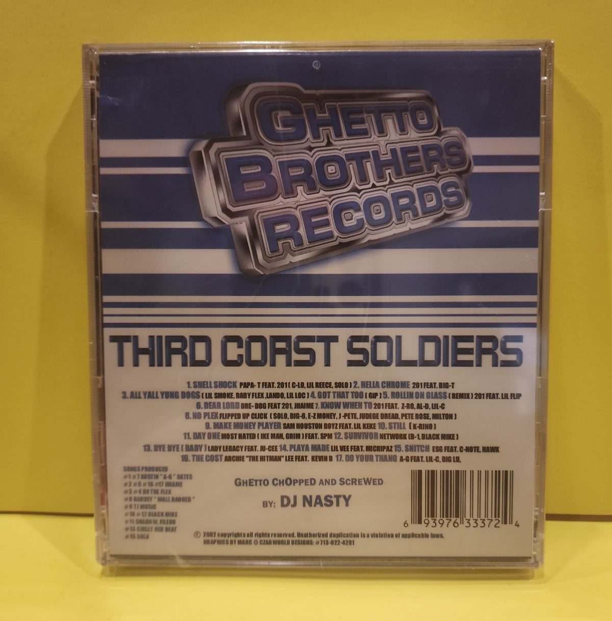 Third Coast Soldiers - 2002 - GHE-3337-2 New - Sealed - CDs Third Coast Soldiers - 2002 - GHE-3337-2 New - Sealed - CDs