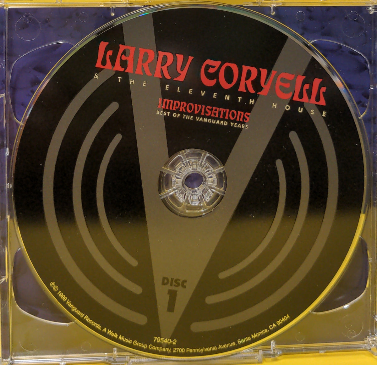 Larry Coryell & The Eleventh House - Improvisations (Best Of The Vanguard Years) - 1999 - 79540-2 Used - NM - 2xCD Larry Coryell & The Eleventh House - Improvisations (Best Of The Vanguard Years) - 1999 - 79540-2 Used - NM - 2xCD