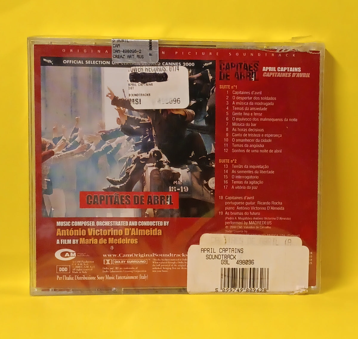 António Victorino D'Almeida - Capitaes De Abril - 2000 - CAM 498096-2 New - Sealed - CDs António Victorino D'Almeida - Capitaes De Abril - 2000 - CAM 498096-2 New - Sealed - CDs