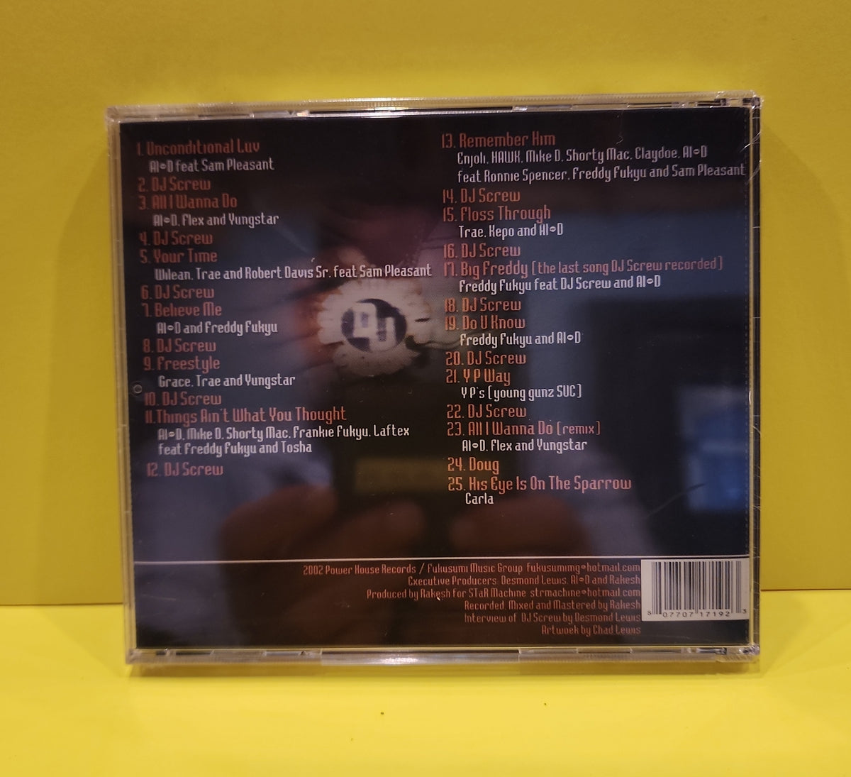 AI D. - Unconditional Luv A Memorial to DJ Screw - 2002 - New - Sealed - CDs AI D. - Unconditional Luv A Memorial to DJ Screw - 2002 - New - Sealed - CDs
