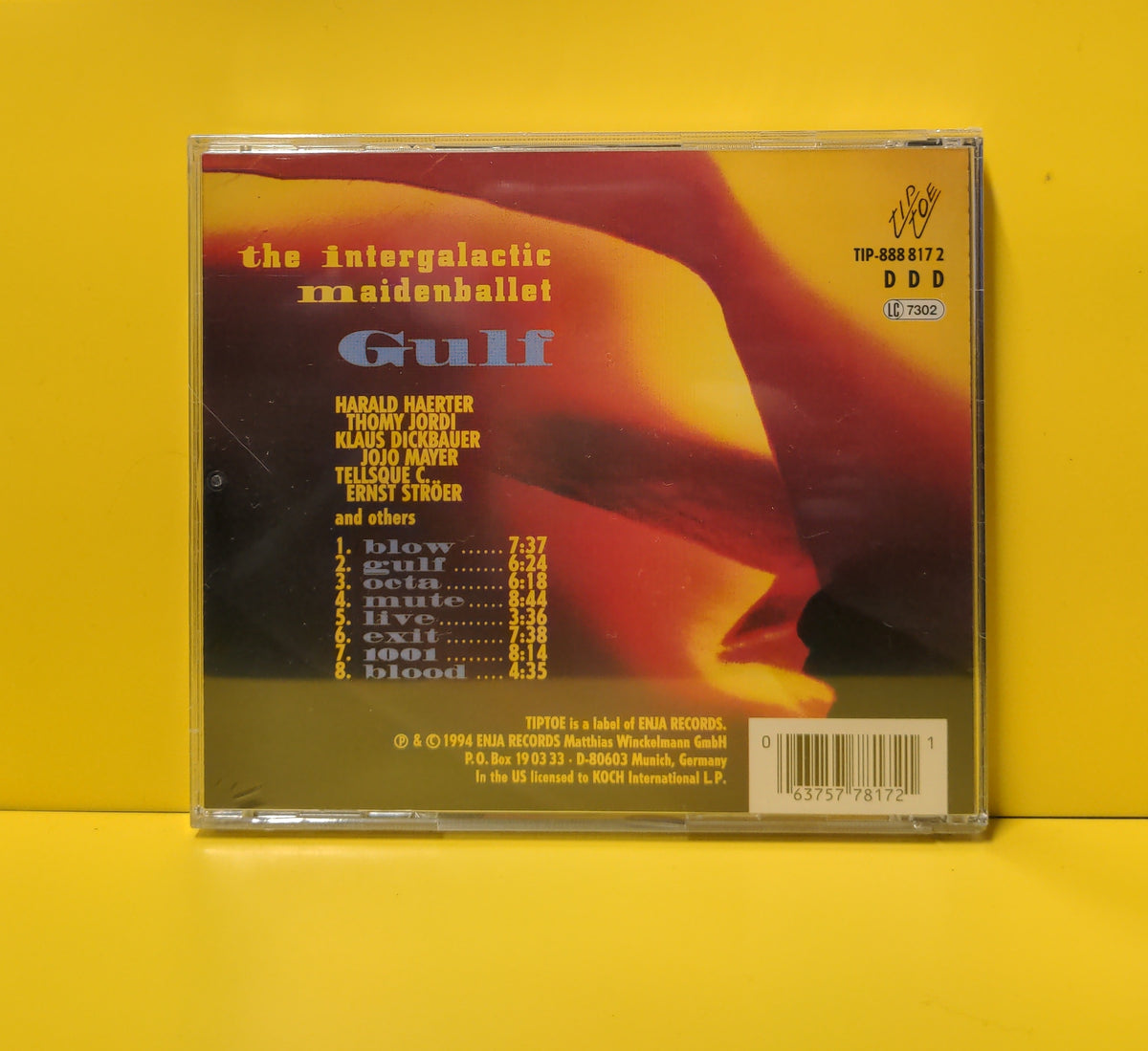 The Intergalactic Maidenballet, Harald Haerter, Thomy Jordi Feat. Eddie Harris, David Liebman - Gulf - 1994 - TIP-888 817 2 New - Sealed - CDs The Intergalactic Maidenballet, Harald Haerter, Thomy Jordi Feat. Eddie Harris, David Liebman - Gulf - 1994 - TIP-888 817 2 New - Sealed - CDs