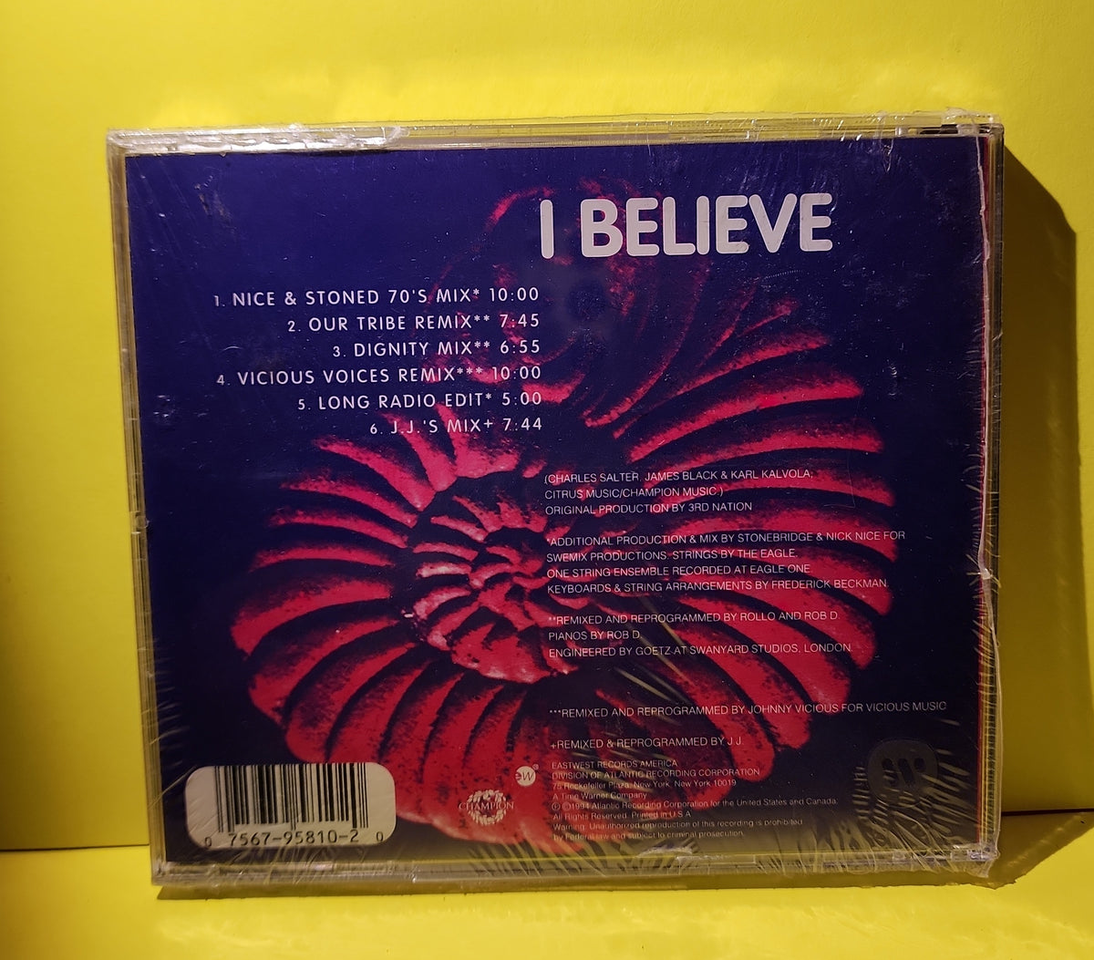 3rd Nation - I Believe - 1994 - 95810-2 New - Sealed - CDs 3rd Nation - I Believe - 1994 - 95810-2 New - Sealed - CDs