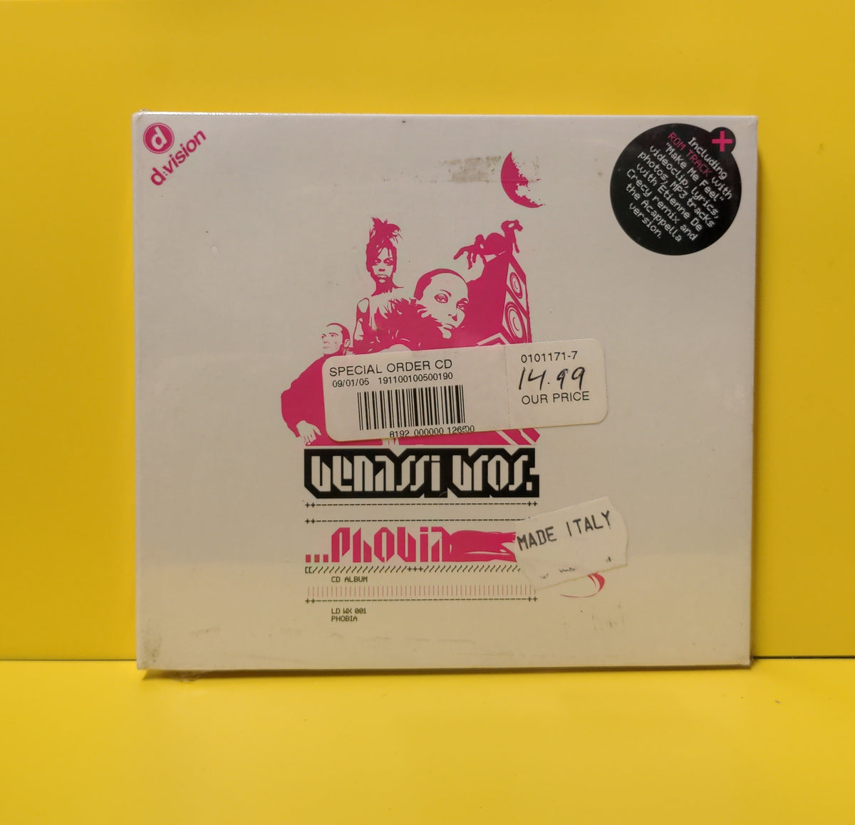 Benassi Bros. - …Phobia - 2005 - DV 3317.05 CD New - Sealed - CDs Benassi Bros. - …Phobia - 2005 - DV 3317.05 CD New - Sealed - CDs