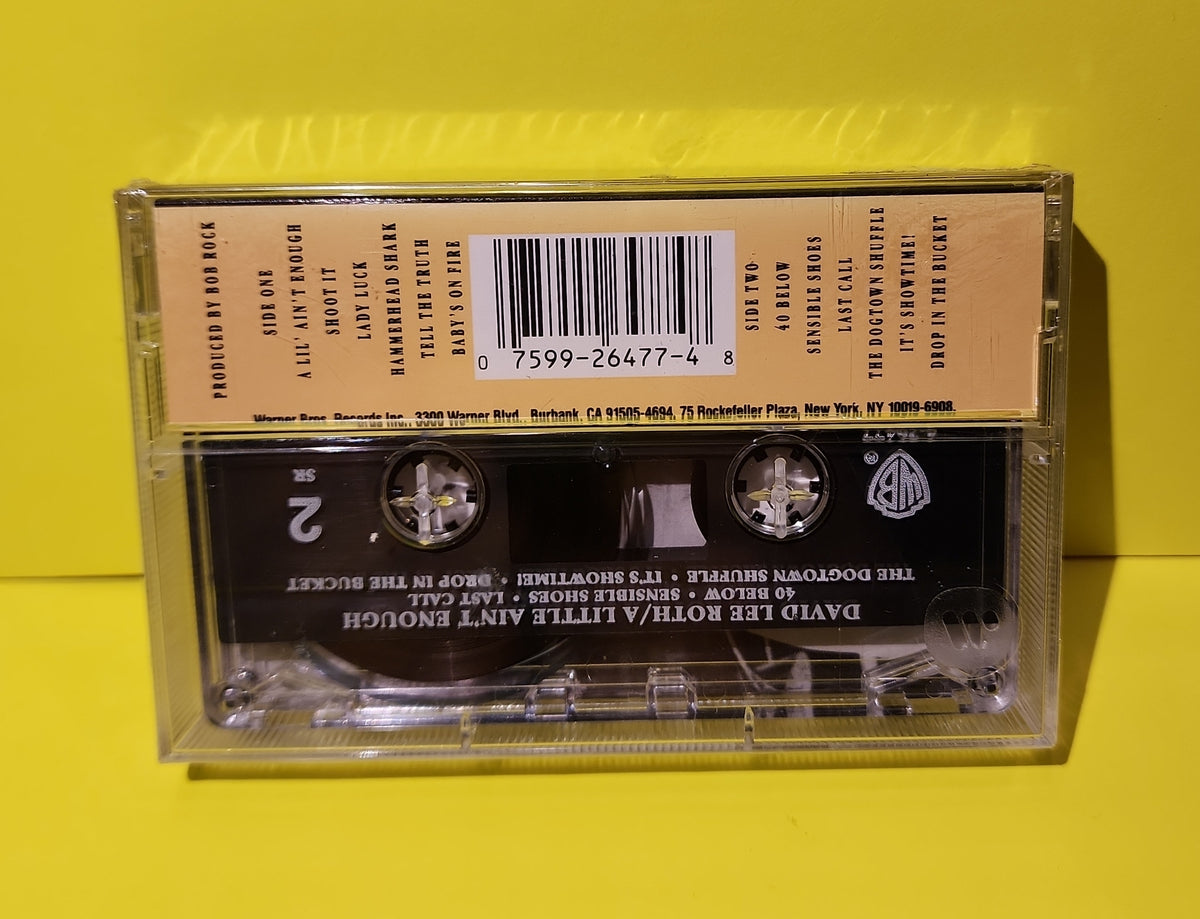 David Lee Roth - A Little Ain't Enough - 1991 - 7599264774 New - Sealed - cassettes David Lee Roth - A Little Ain't Enough - 1991 - 7599264774 New - Sealed - cassettes