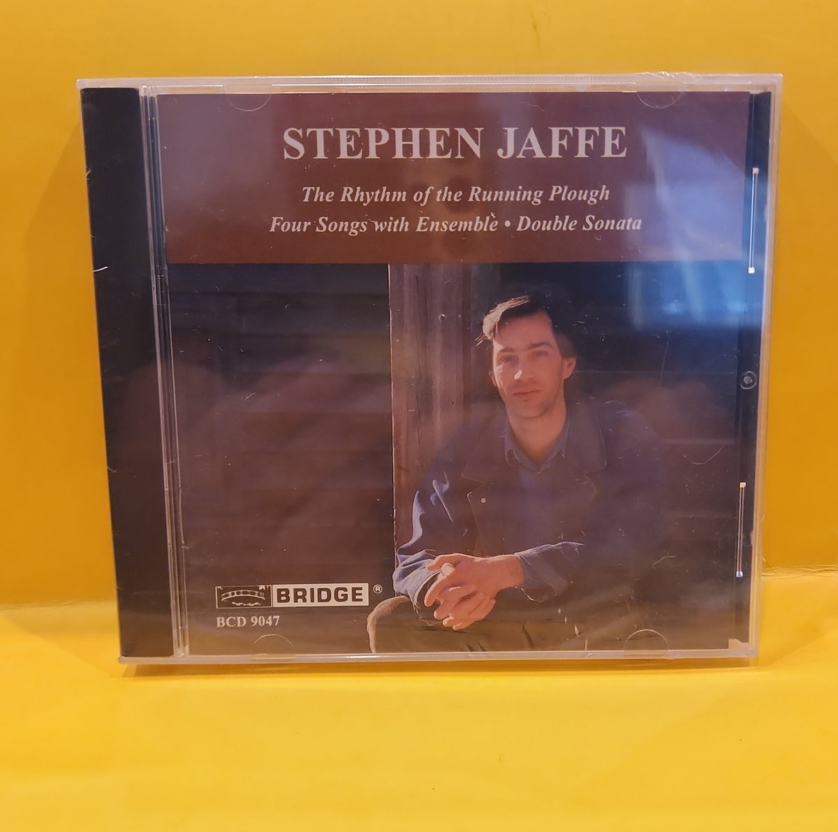 Stephen Jaffe - The Rhythm Of The Running Plough • Four Songs With Ensemble • Double Sonata - 1993 - BCD 9047 New - Sealed - CDs Stephen Jaffe - The Rhythm Of The Running Plough • Four Songs With Ensemble • Double Sonata - 1993 - BCD 9047 New - Sealed - CDs