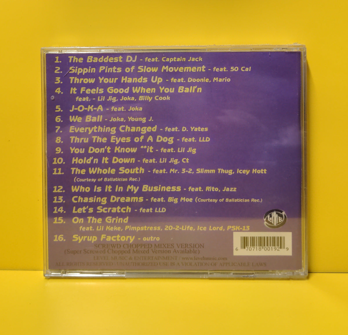 Syrup Factory - Sippin' Pints Of Slow Movement - New - Sealed - CDs Syrup Factory - Sippin' Pints Of Slow Movement - New - Sealed - CDs