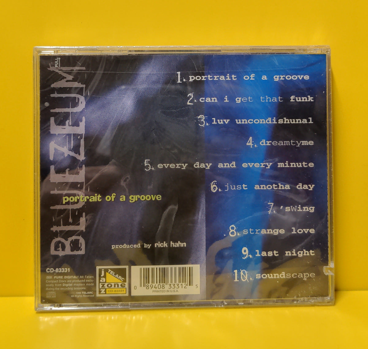 Bluezeum - Portrait Of A Groove - 1996 - CD-83331 New - Sealed - CDs Bluezeum - Portrait Of A Groove - 1996 - CD-83331 New - Sealed - CDs