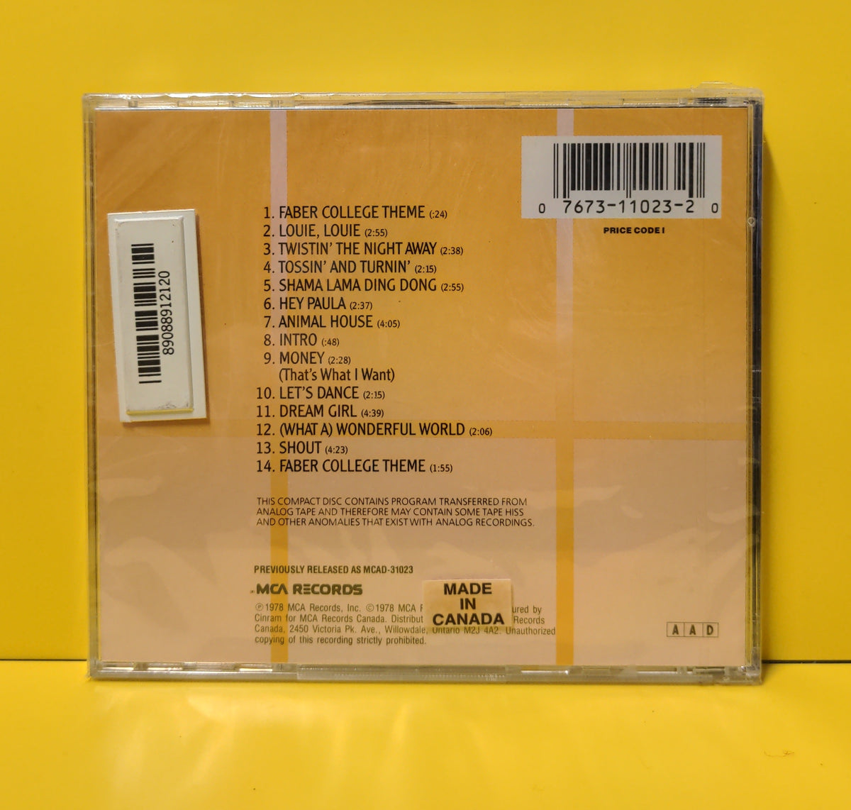 Various - National Lampoon's Animal House - MCABD-31023 New - Sealed - CDs Various - National Lampoon's Animal House - MCABD-31023 New - Sealed - CDs