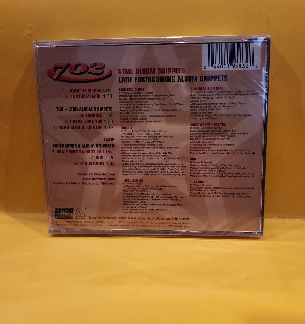 702 - Star - 2002 - 440 019 583-2 New - Sealed - CDs 702 - Star - 2002 - 440 019 583-2 New - Sealed - CDs